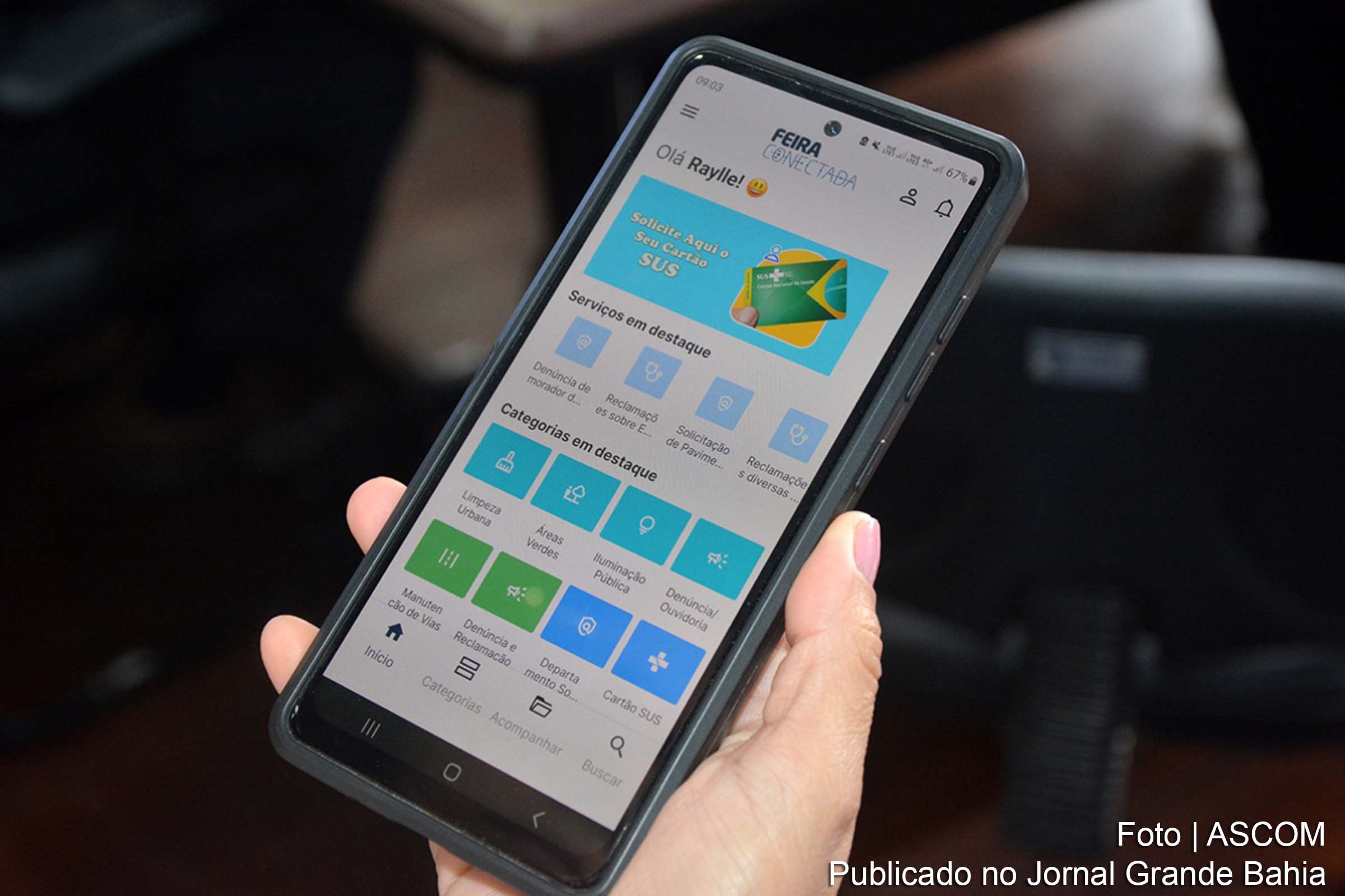 O aplicativo “Feira Conectada” substitui o “Fala Feira – 156” e já registra mais de mil usuários e 349 solicitações desde seu lançamento.