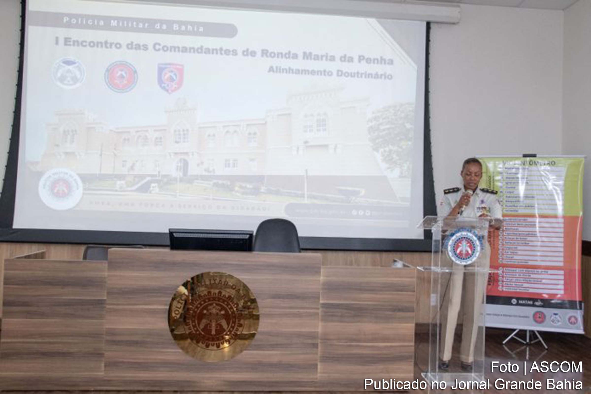 O BPPM coordena 22 núcleos da Ronda Maria da Penha na Bahia, responsáveis por atender mulheres com medidas protetivas.
