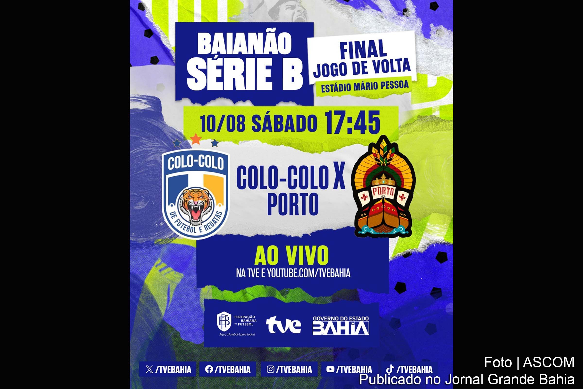 Colo Colo e Porto se enfrentam neste sábado, em Ilhéus, na partida que decidirá o campeão da Série B do Campeonato Baiano de Futebol.