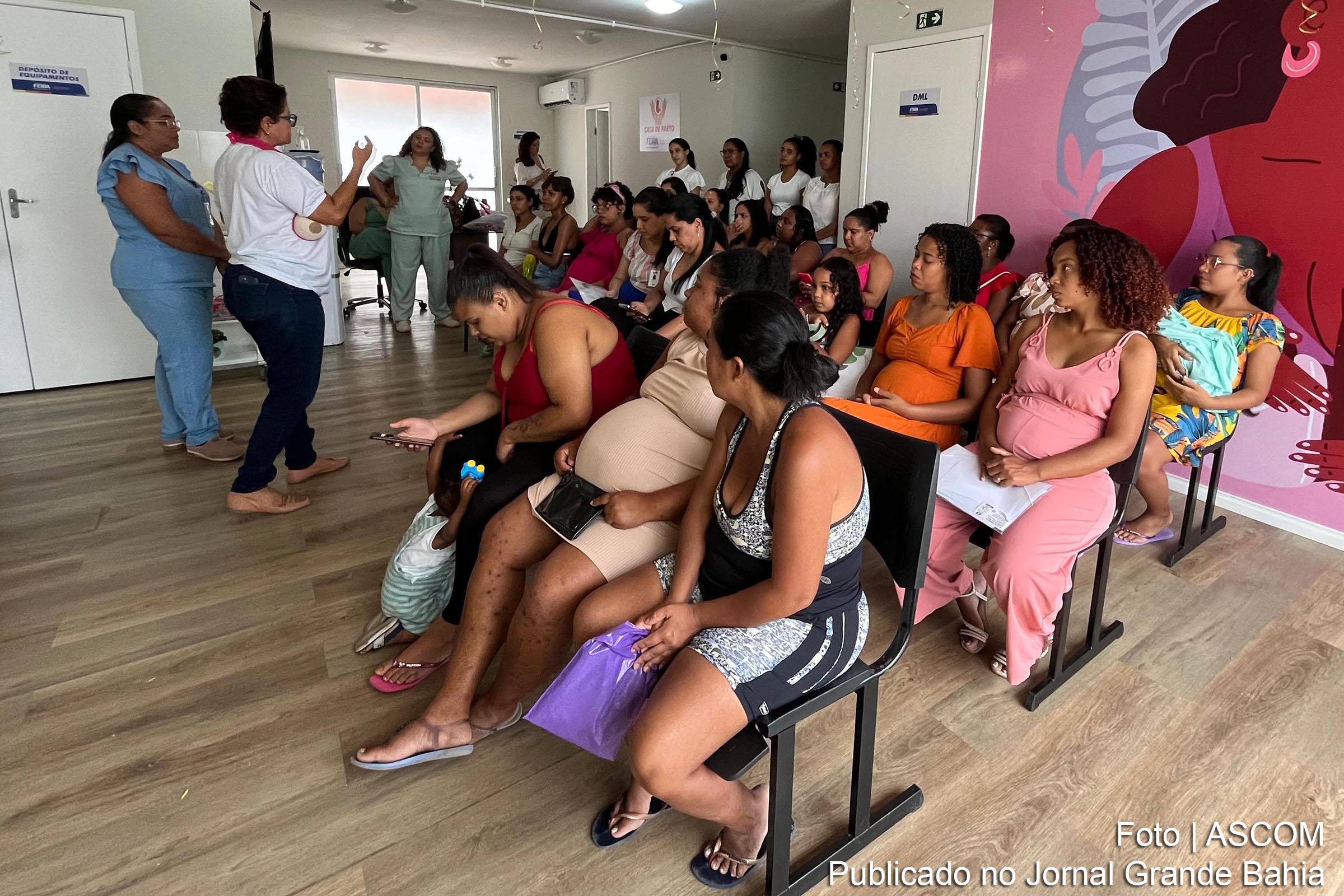 A ação faz parte das celebrações do Agosto Dourado, mês de incentivo à amamentação.