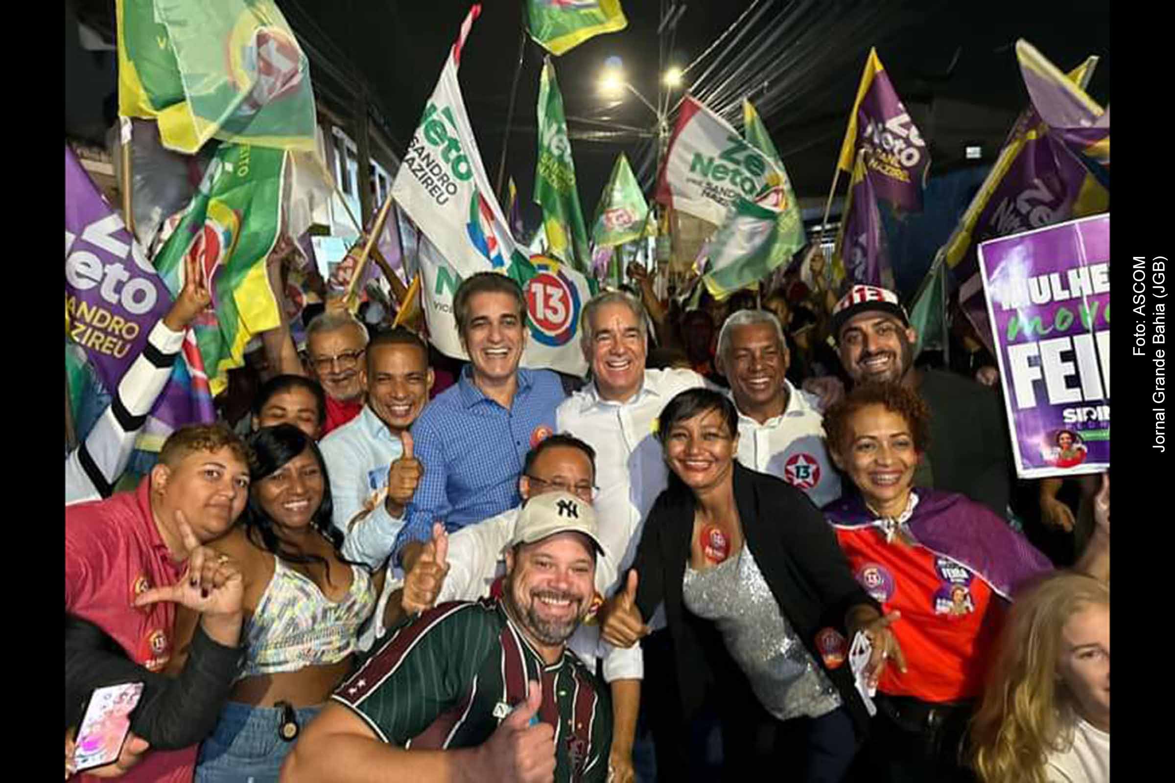 Eleições 2024 em Feira de Santana: Deputado Robinson Almeida destaca apoio popular e desejo mudança com voto em Zé Neto; Políticos realizaram caminhada no Bairro George Américo