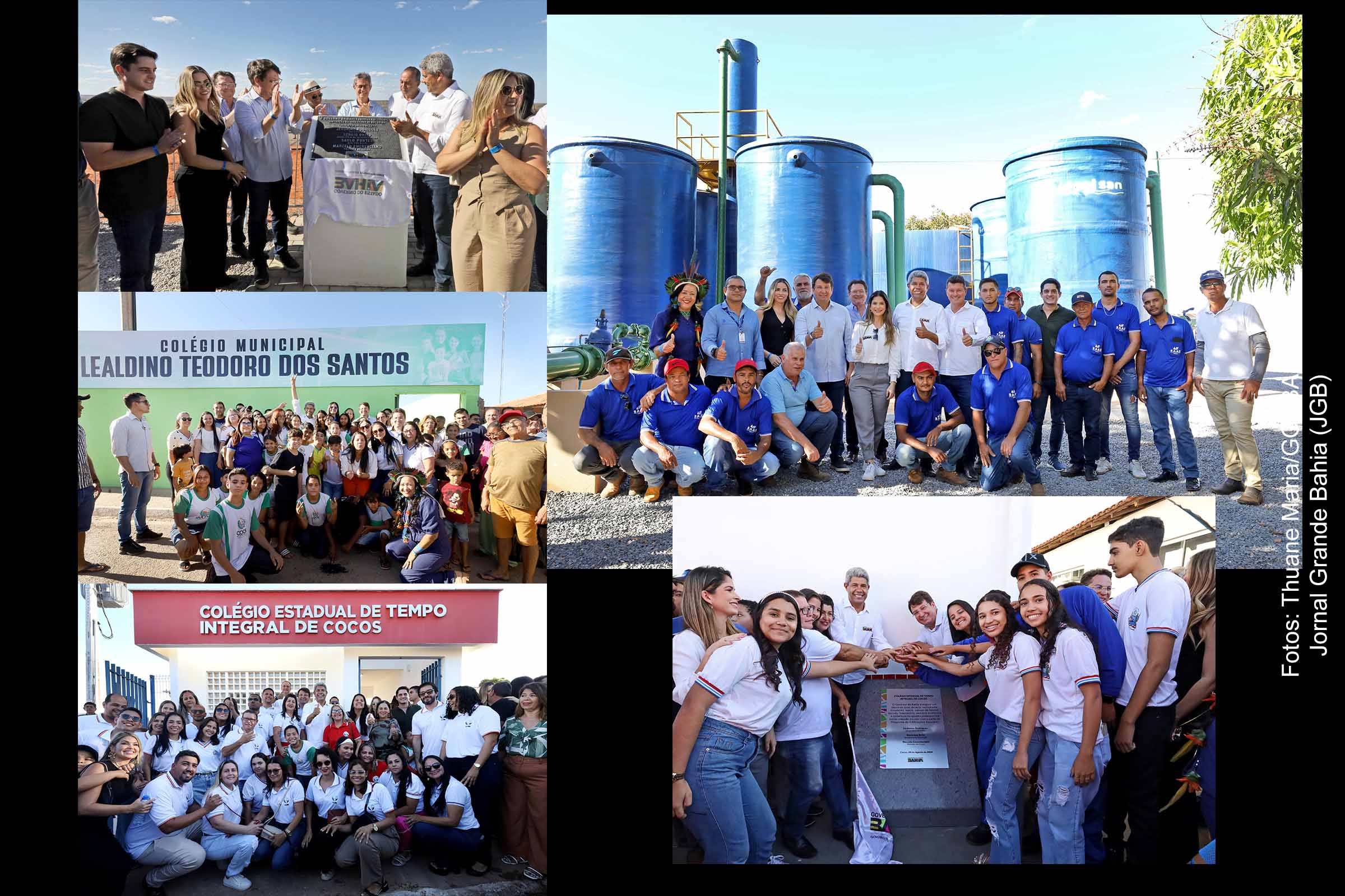 Governador Jerônimo Rodrigues entrega pacote de obras em Cocos com foco em educação, infraestrutura e saúde