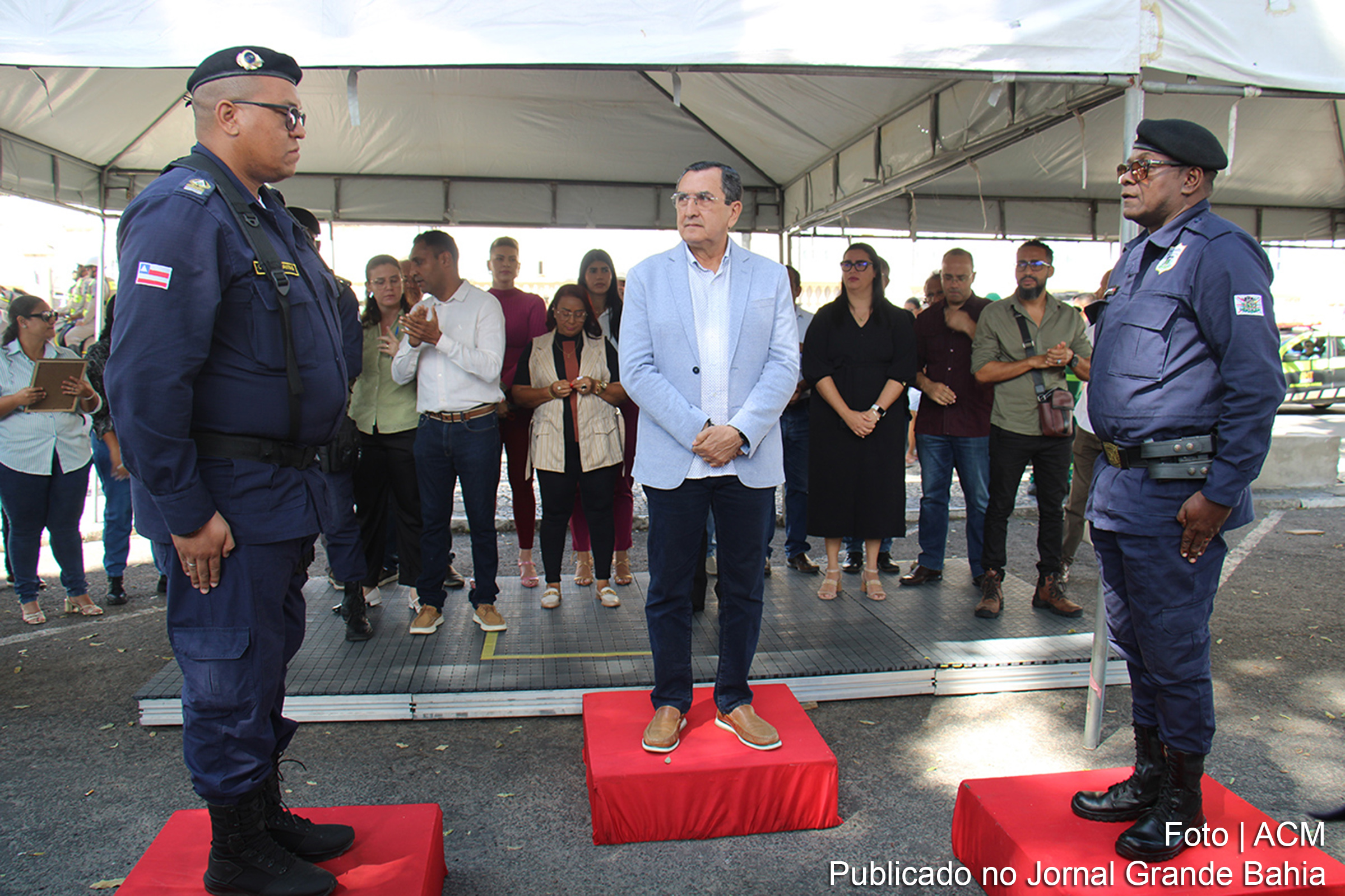 Marcos Vinícius de Oliveira Dantas foi empossado como novo comandante da Guarda Municipal.