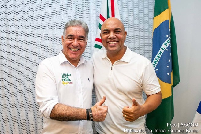 Sandro Nazireu, cantor gospel e empresário da música, foi oficialmente anunciado como pré-candidato a vice-prefeito na chapa de Zé Neto em Feira de Santana.