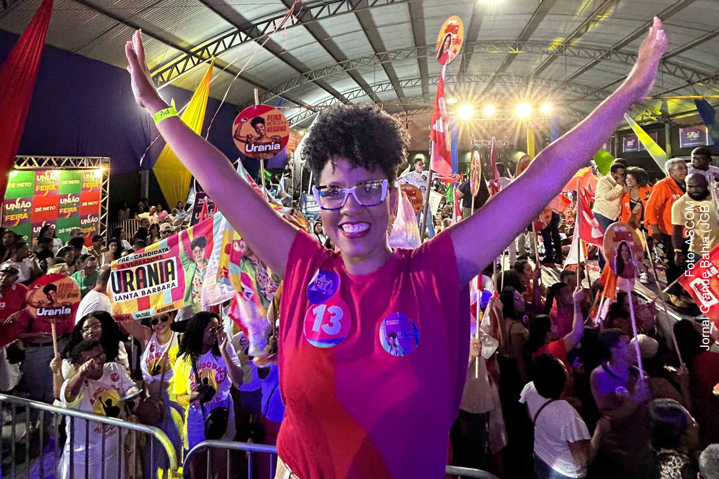 Urania Santa Barbara busca ser a primeira mulher negra eleita vereadora em Feira de Santana