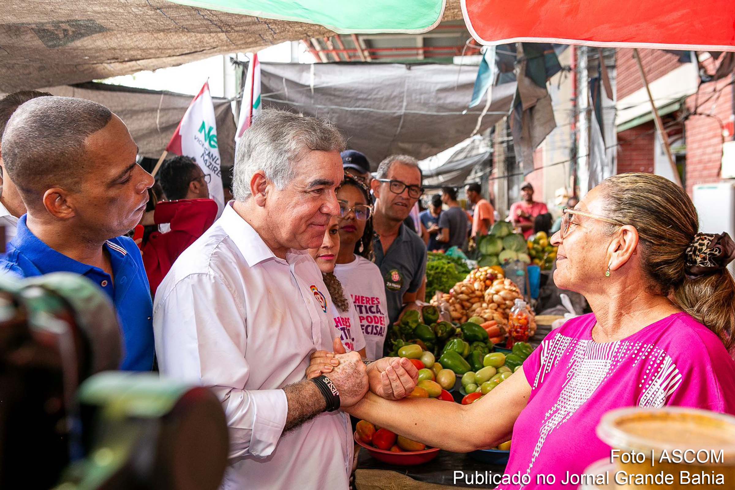 Zé Neto, candidato a prefeito de Feira de Santana, comprometeu-se em requalificar o Centro de Abastecimento e o Shopping Popular.