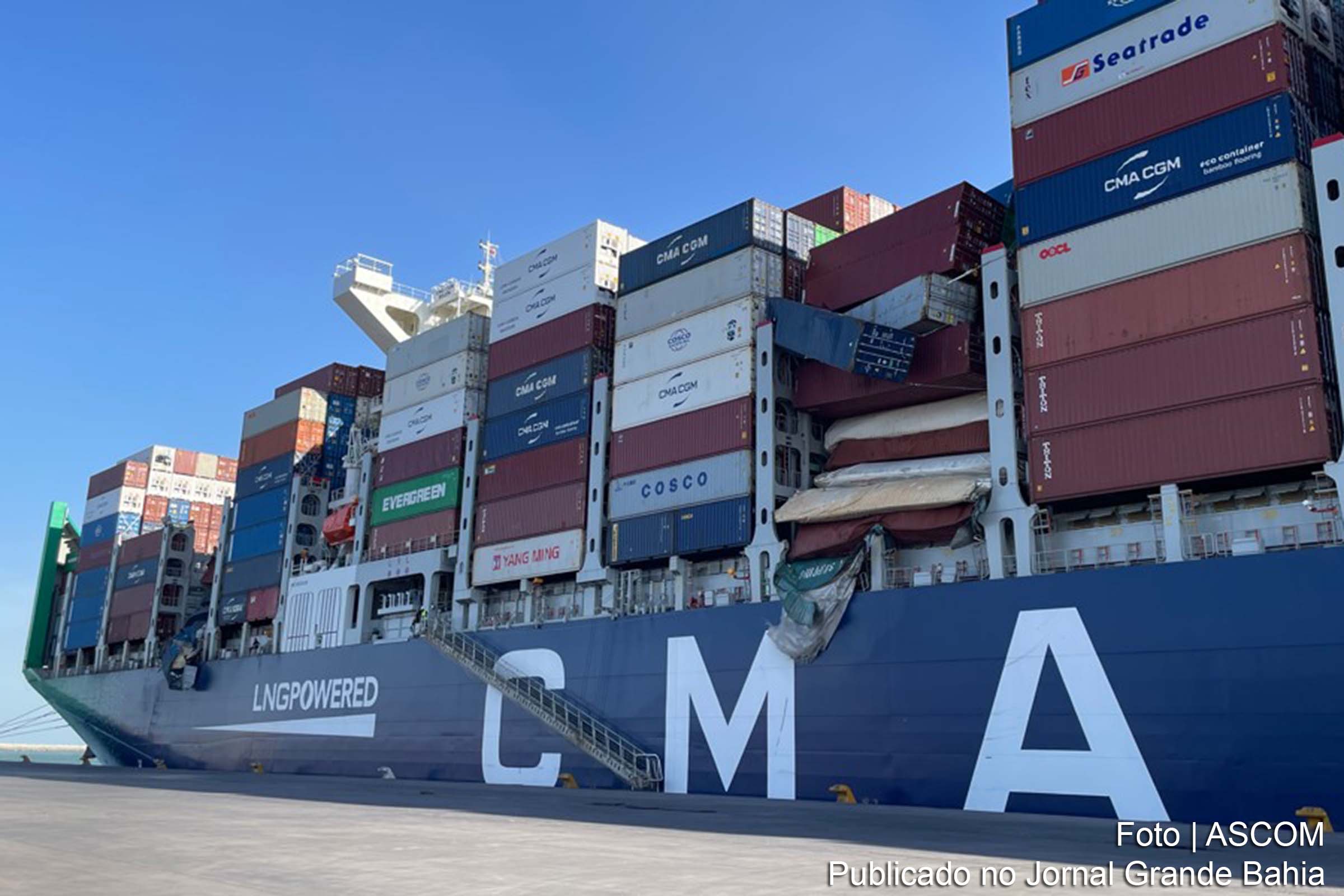CMA CGM adquire participação de 48% na Santos Brasil, ampliando presença no setor portuário brasileiro