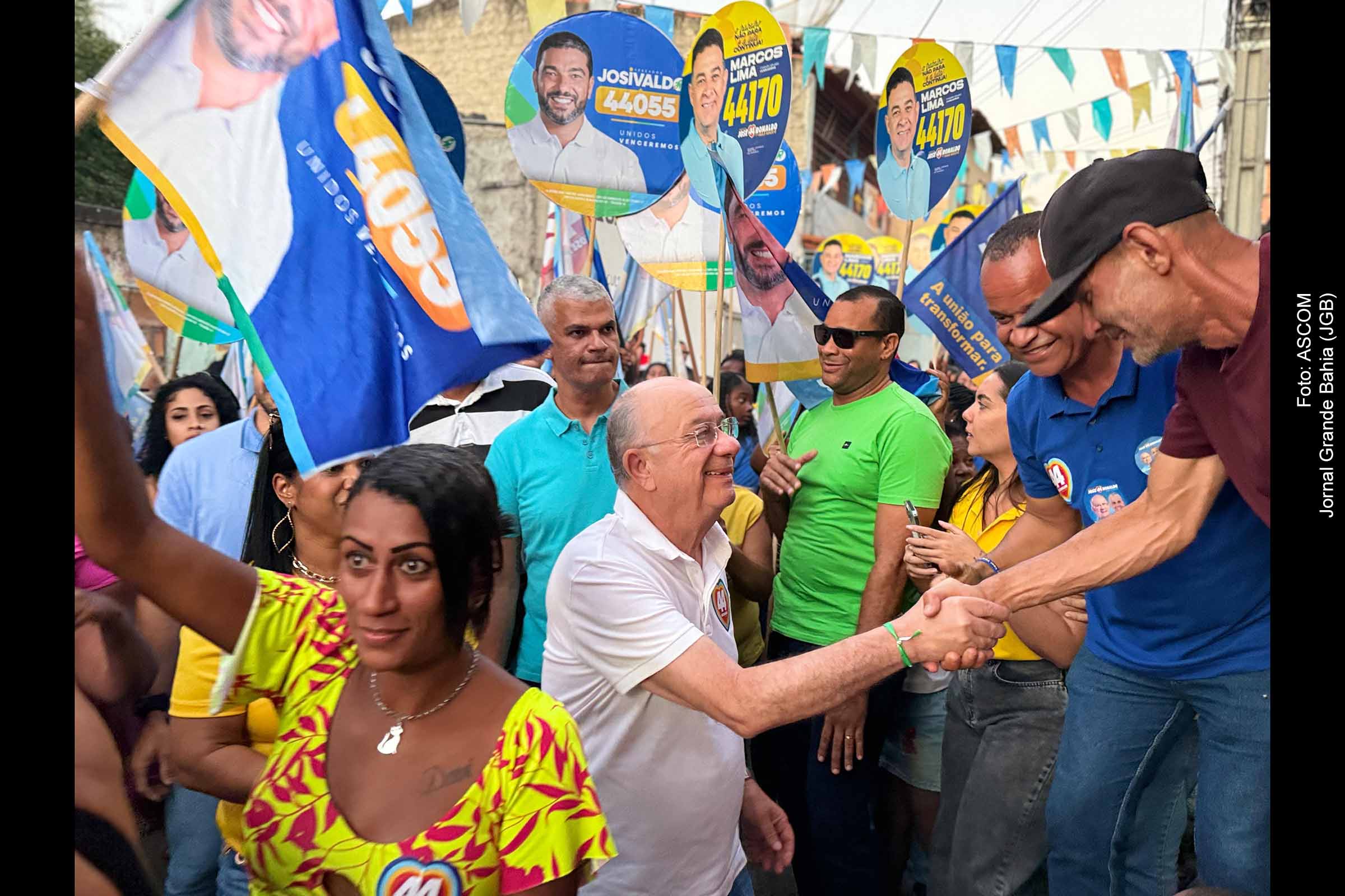 Candidato José Ronaldo visita Favela do Horto e anuncia a retomada de programas culturais em Feira de Santana