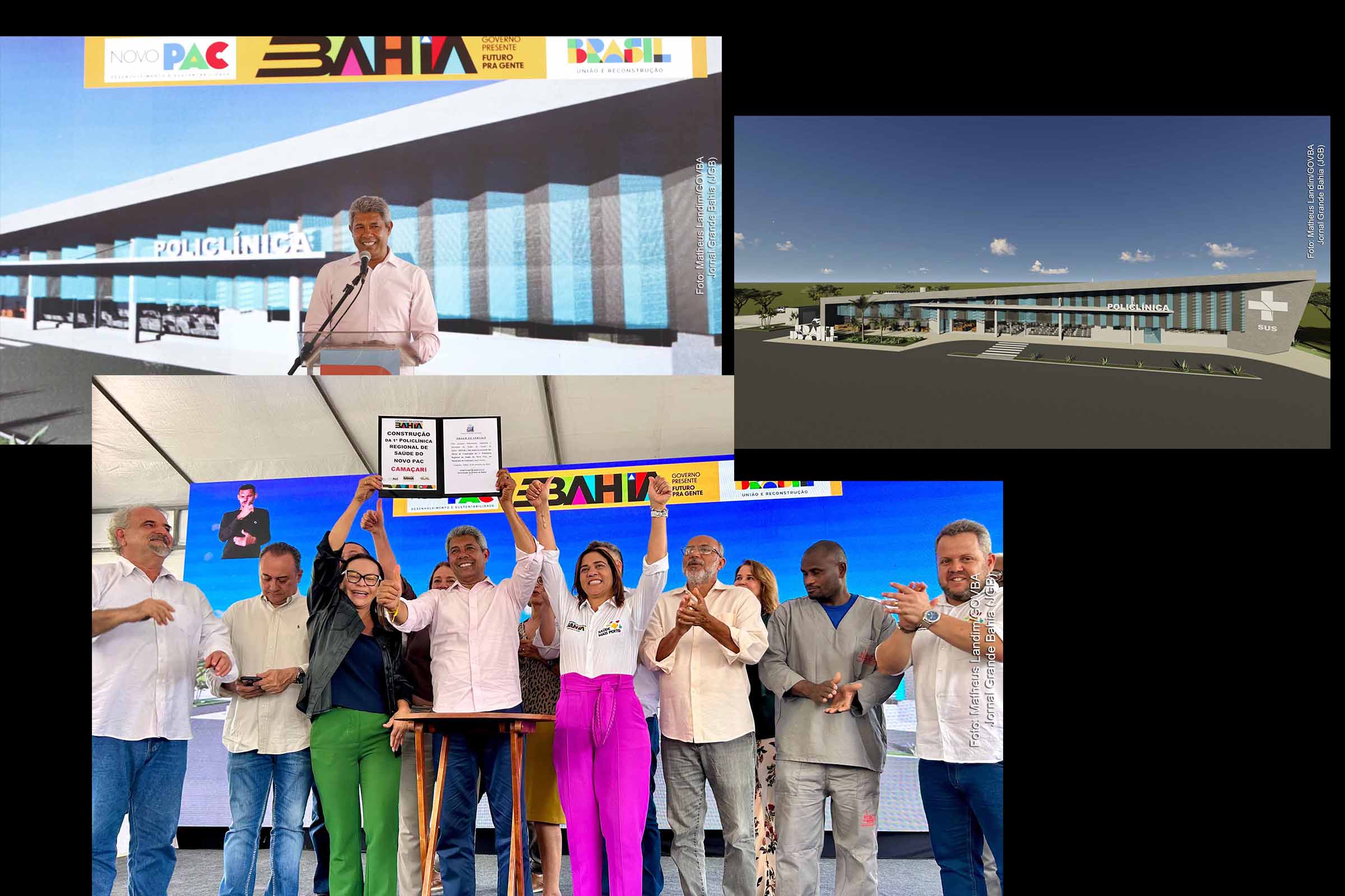 Governador Jerônimo Rodrigues autoriza início das obras da Policlínica Regional de Saúde em Camaçari; Investimento de R$ 24 milhões é resultado do Novo PAC Bahia