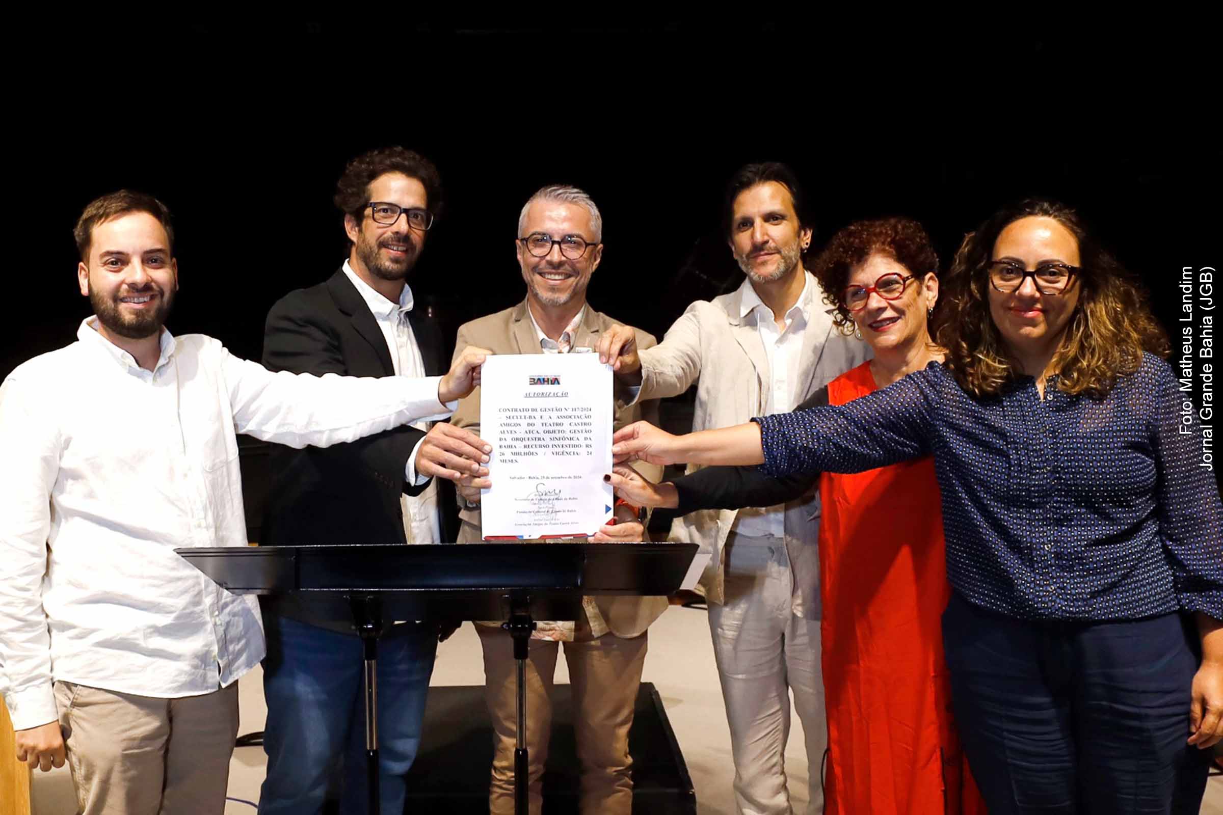 Governo Jerônimo renova contrato de gestão da Orquestra Sinfônica da Bahia com foco na expansão da música clássica no interior do estado