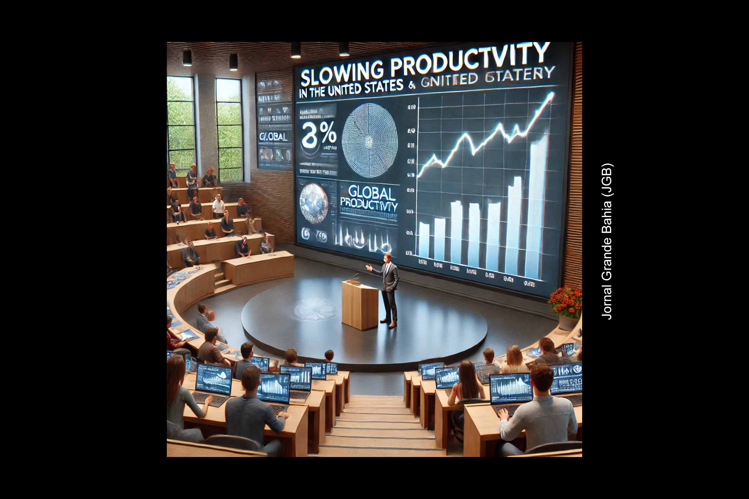 A desaceleração da produtividade americana ameaça o crescimento econômico mundial e pode impactar diretamente o desenvolvimento de economias emergentes.