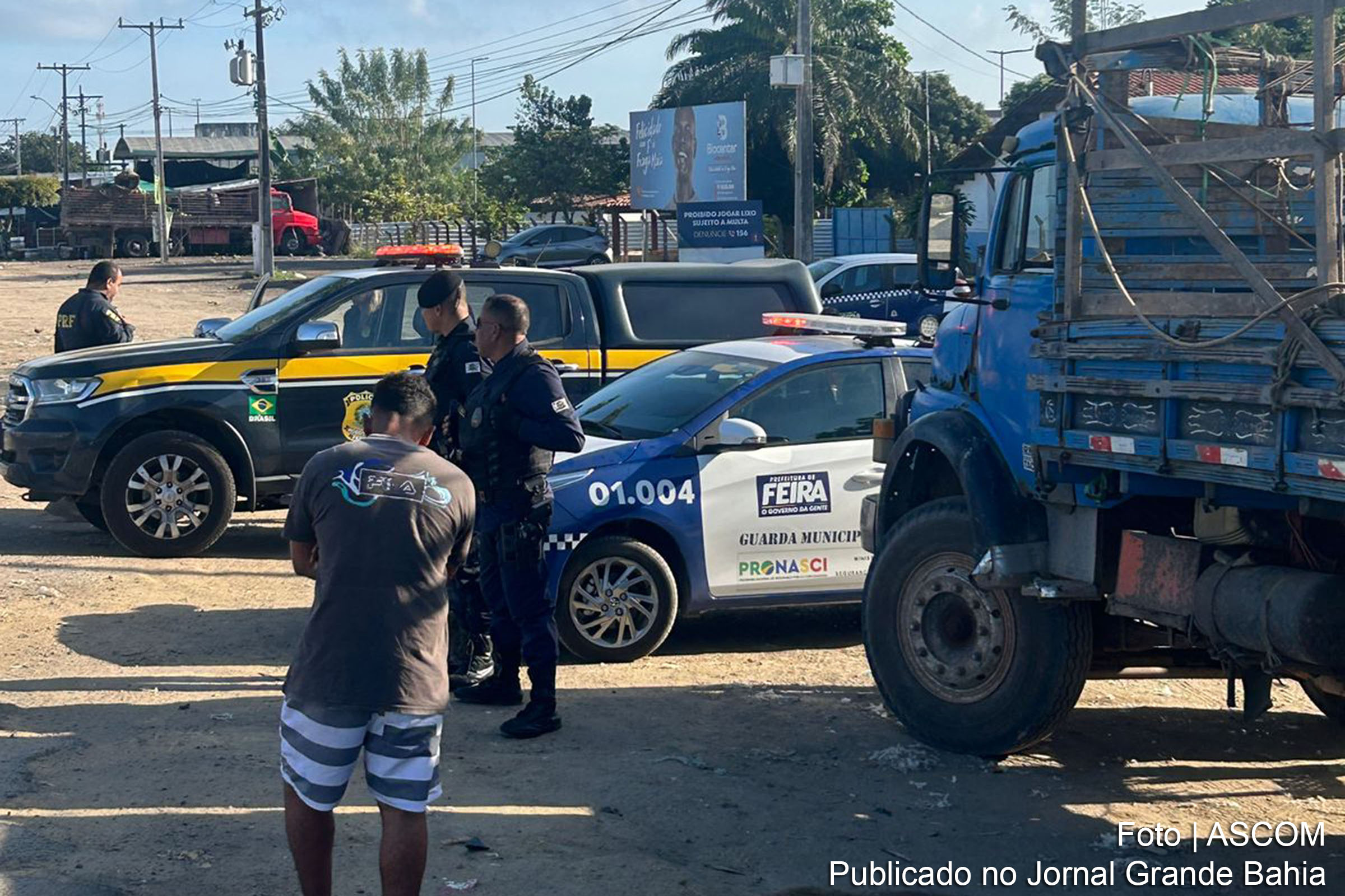 Ação faz parte de uma operação de combate ao crime ambiental promovida pela Prefeitura de Feira de Santana, com monitoramento e apoio de forças de segurança.