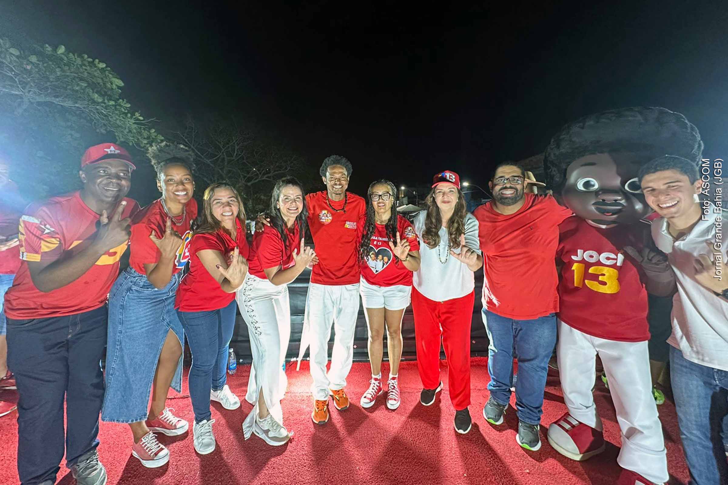 Primeira-dama e secretária da Saúde participam de ato de campanha Jocivaldo dos Anjos em Antônio Cardoso