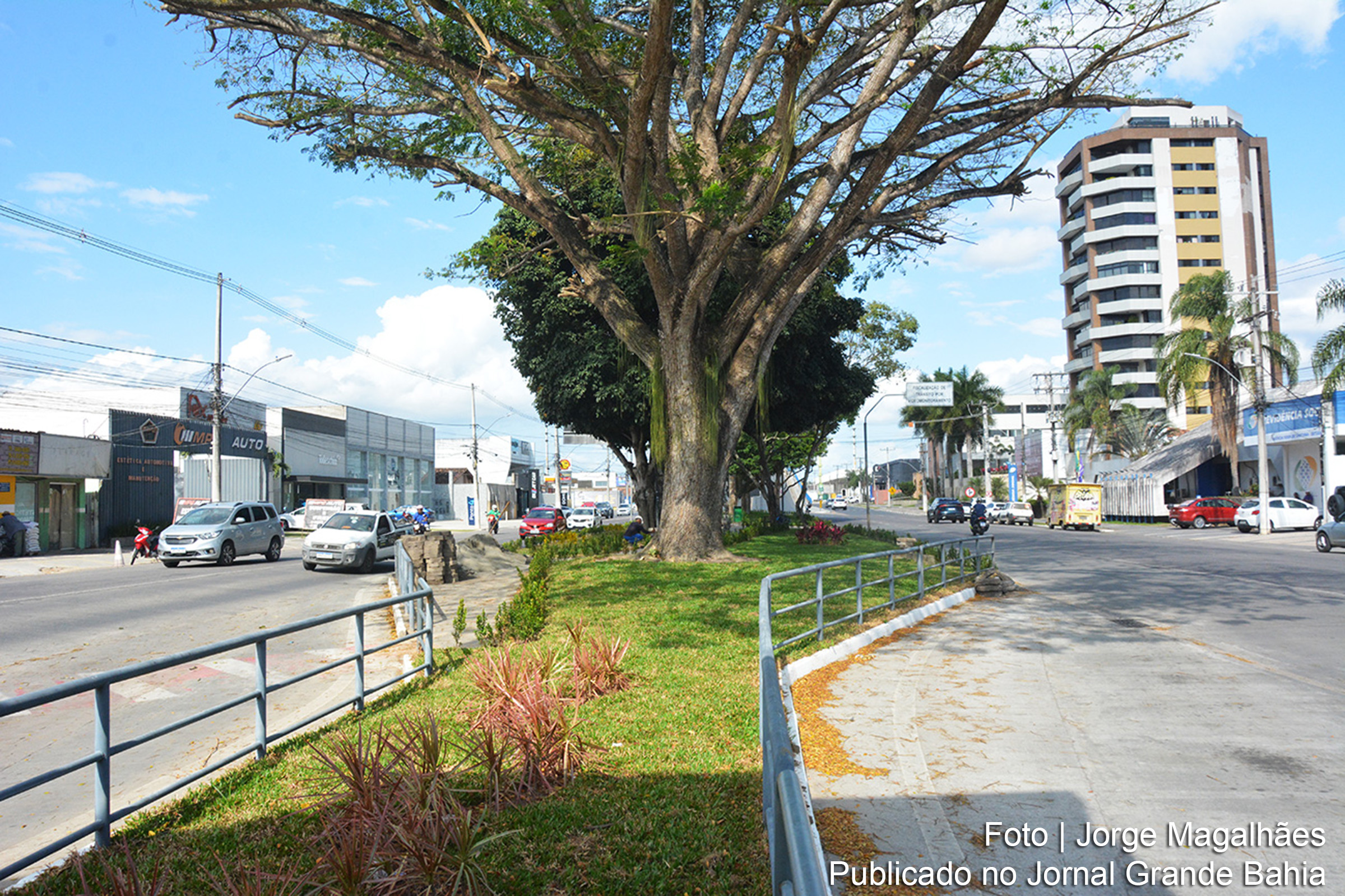 Revitalização da Avenida Getúlio Vargas segue avançando, informa SESP de Feira de Santana