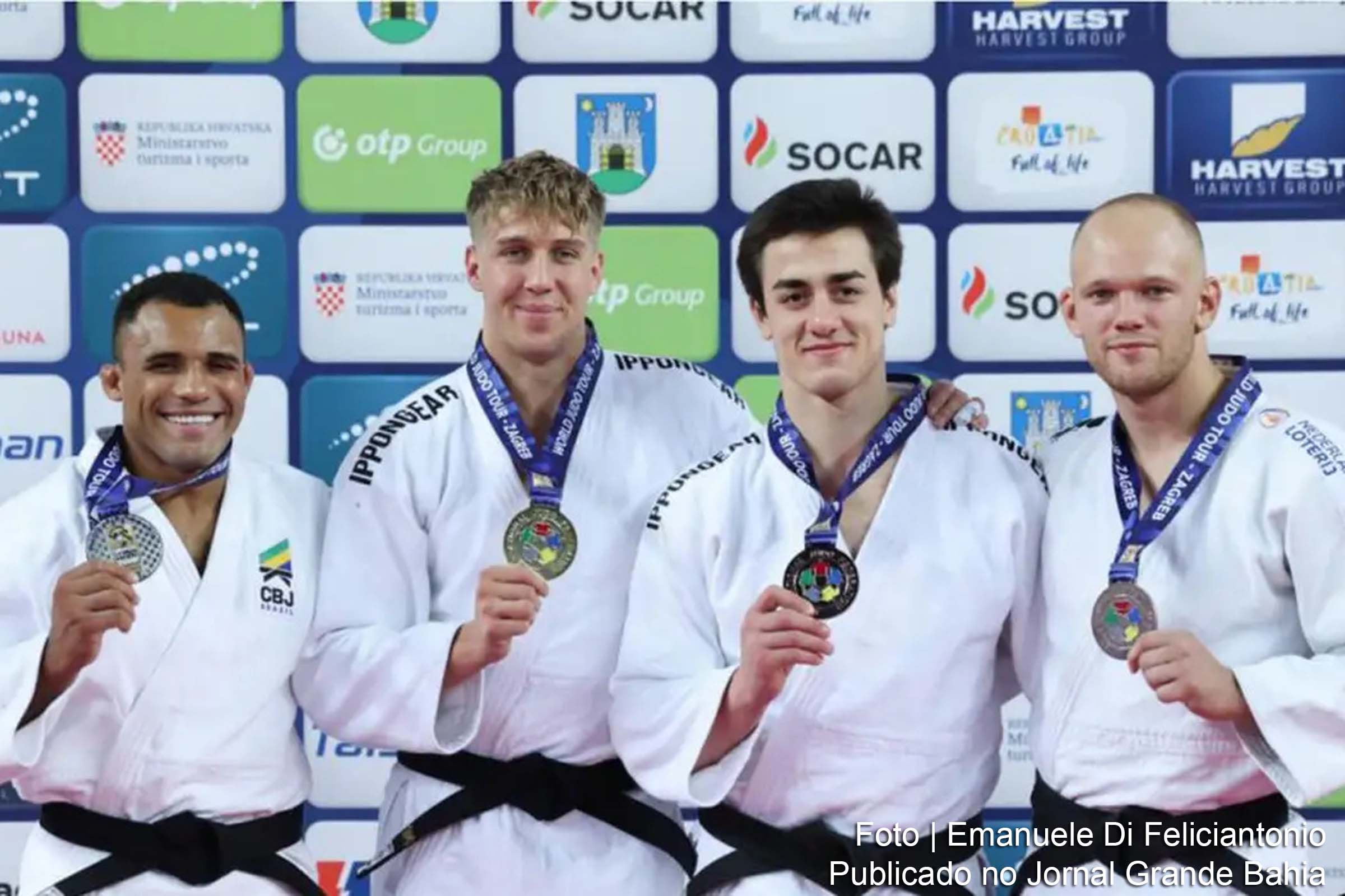 Competição na Croácia destaca atletas jovens com medalhas de prata e bronze.