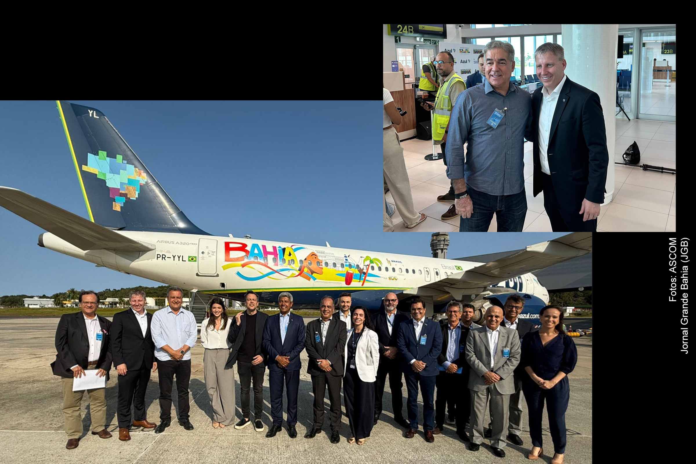 Deputado Zé Neto e CEO da Azul anunciam parceria para voo Feira de Santana-São Paulo