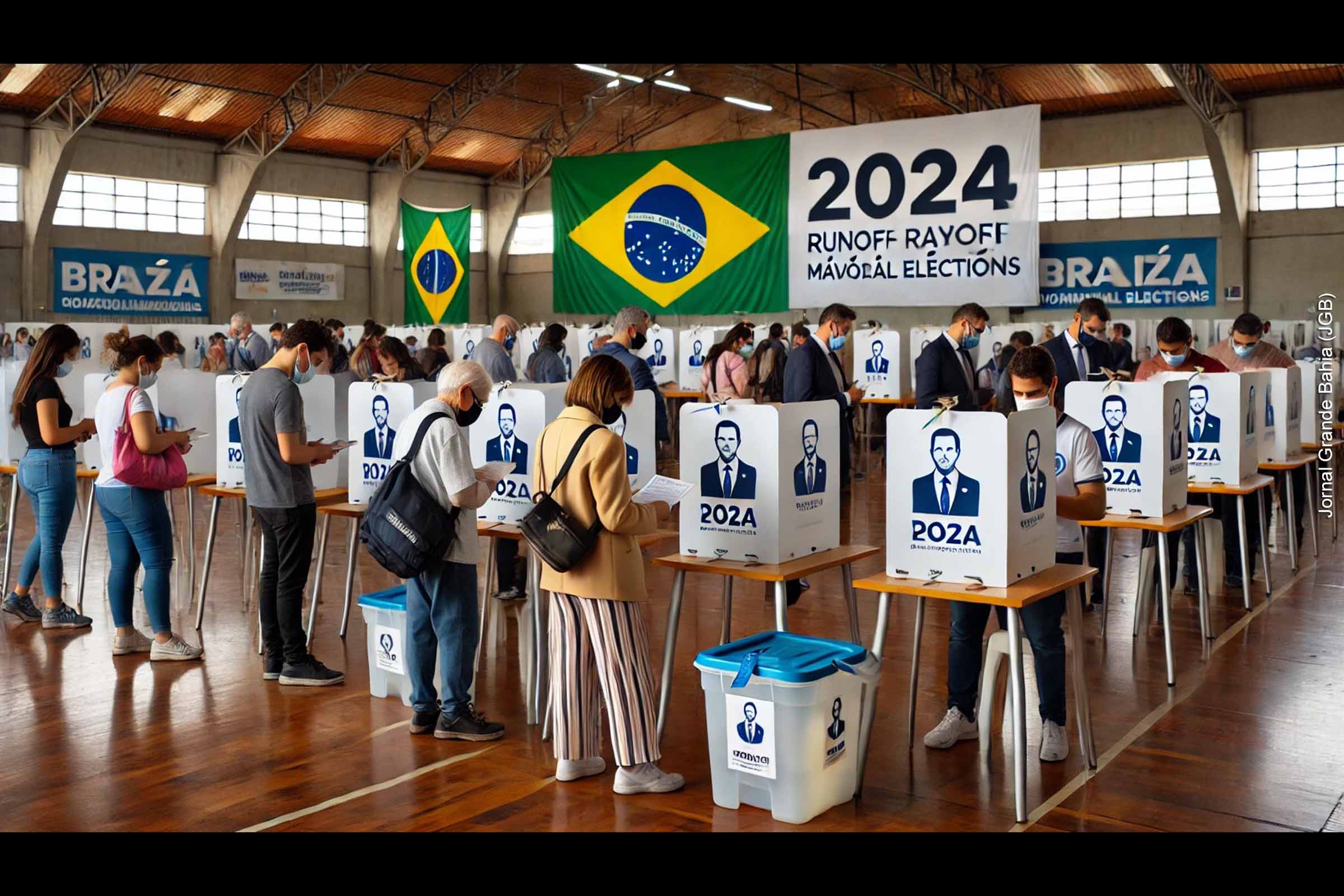 Eleitores de 15 capitais e 36 cidades do interior votam em segundo turno para a escolha de prefeitos e vice-prefeitos de municípios do Brasil.