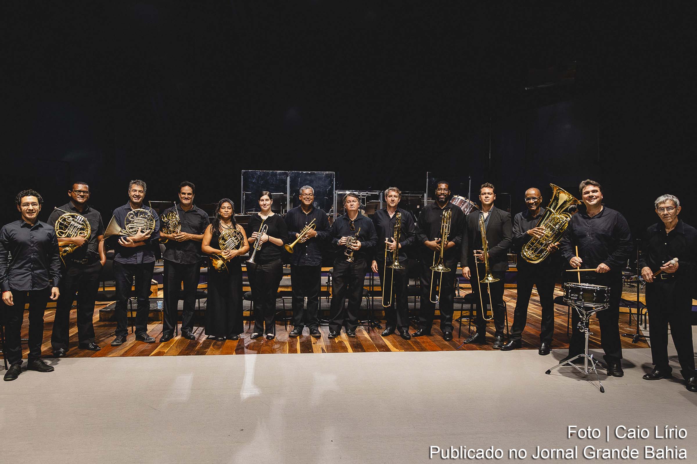 No dia 30 de outubro, a Orquestra Sinfônica da Bahia realizará um concerto de grupo de metais e percussão na Sala do Coro do Teatro Castro Alves, sob a regência do maestro Eduardo Salazar.