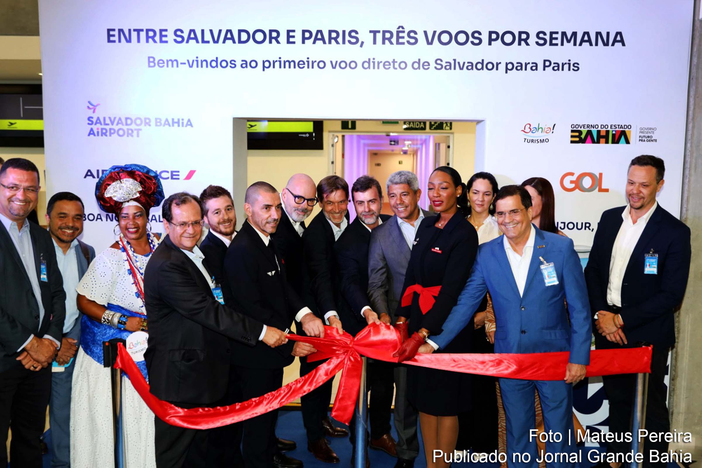 Início dos voos diretos entre Salvador e Paris marca avanço na conectividade internacional da Bahia