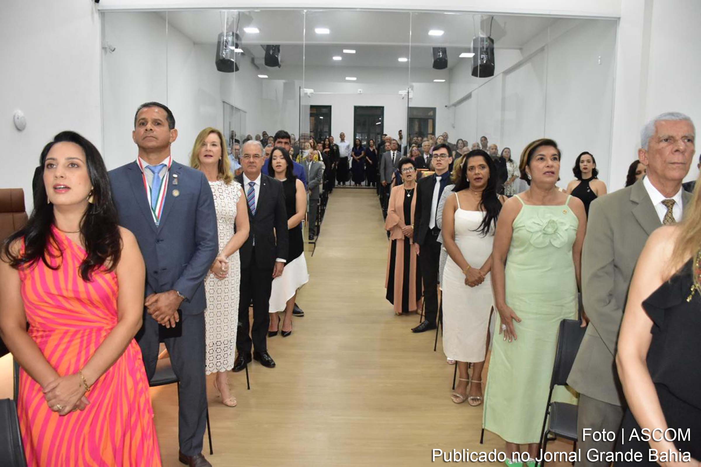 Cerimônia de homenagem às personalidades rotarianas, realizada pela Câmara Municipal de Feira de Santana, em celebração ao Dia da Consciência Rotária.