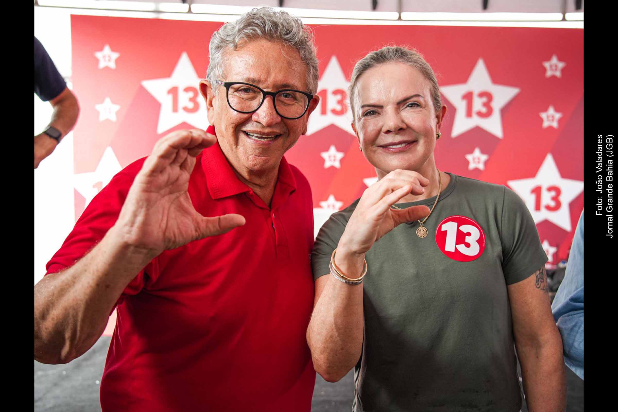 Deputada Gleisi Hoffmann mobiliza militância em Lauro de Freitas e Camaçari para reforçar campanhas de Rosalvo e Luiz Caetano