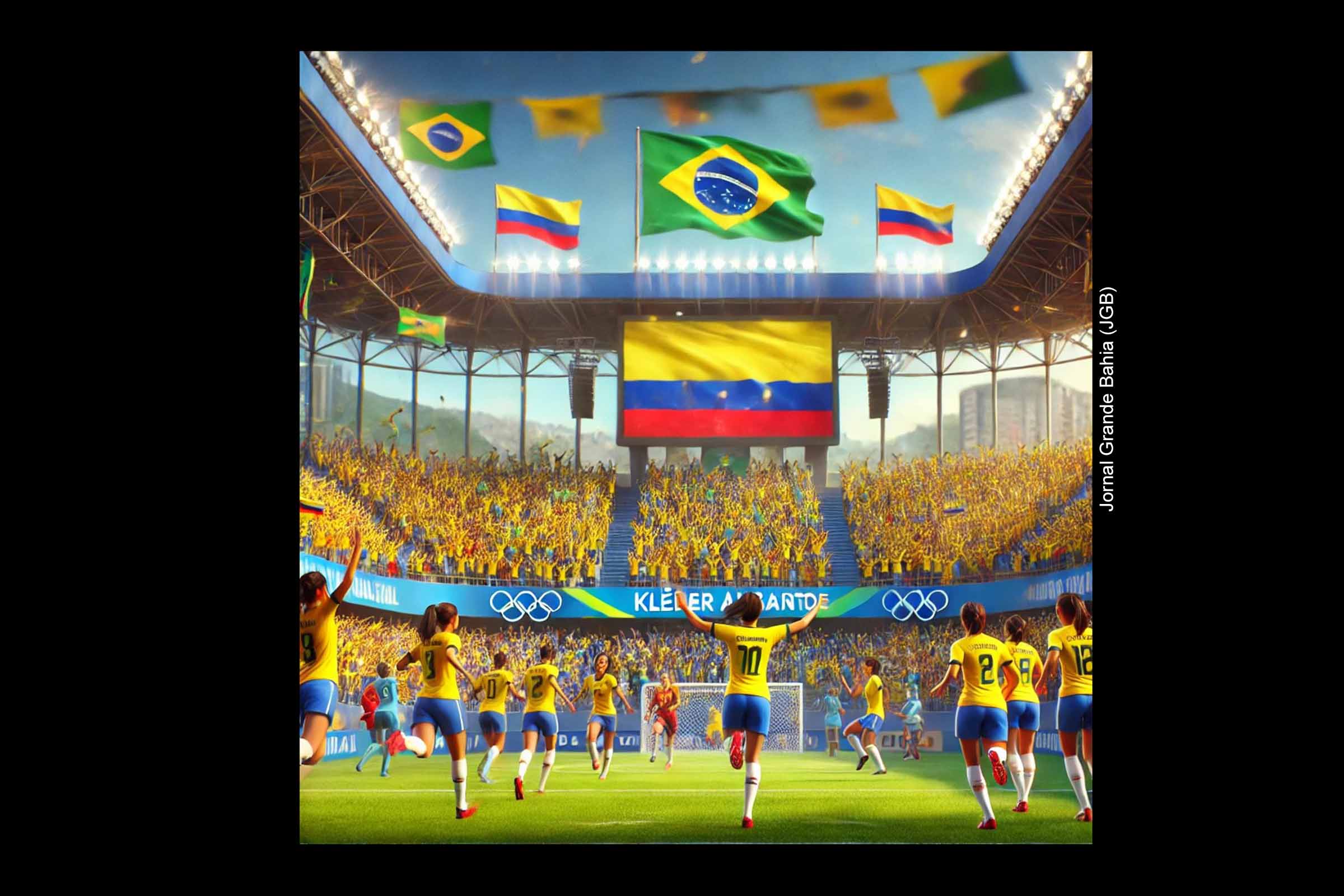 Seleção Brasileira feminina empata com a Colômbia no primeiro jogo após a prata olímpica