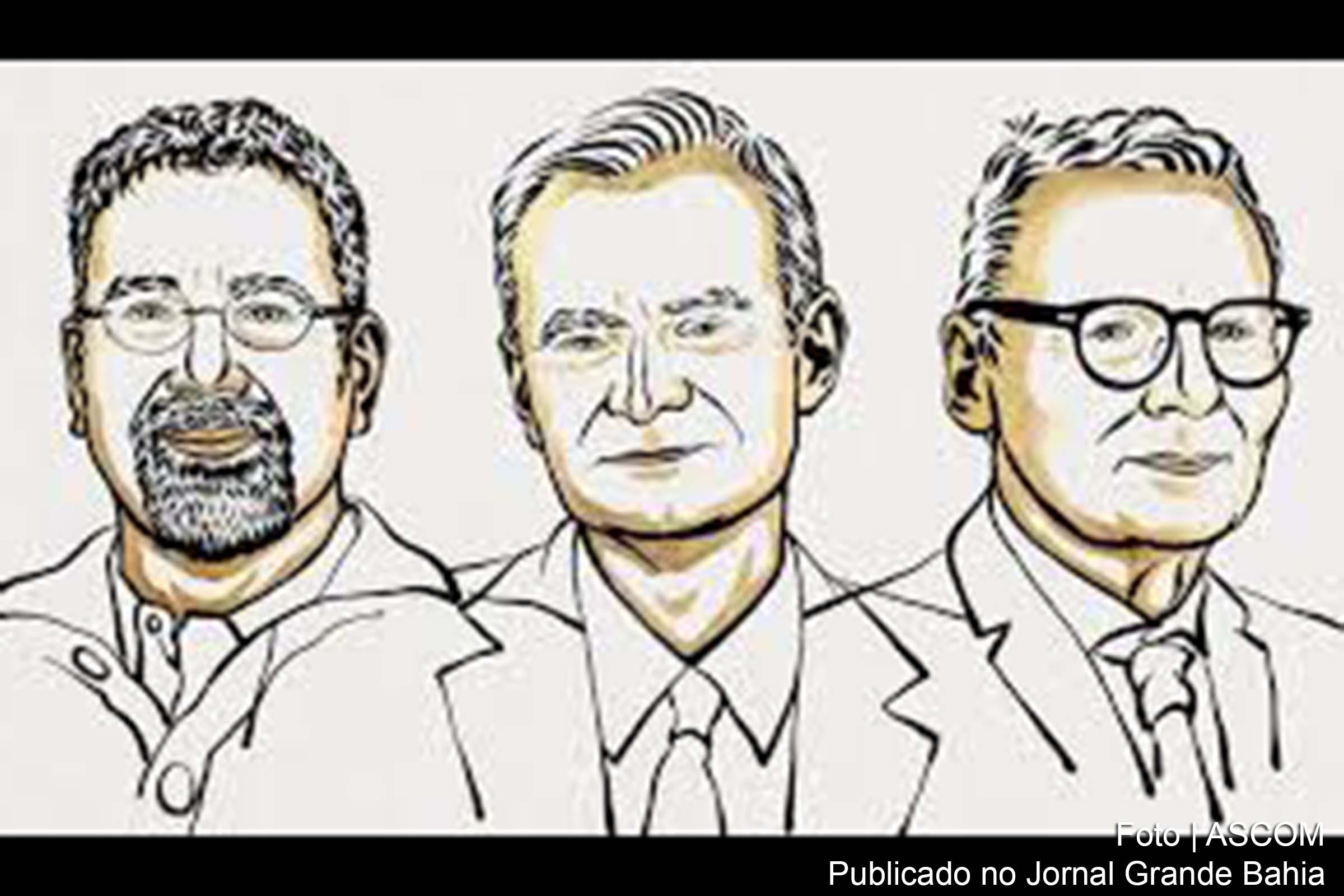 Prêmio destaca impacto de instituições na prosperidade das nações.