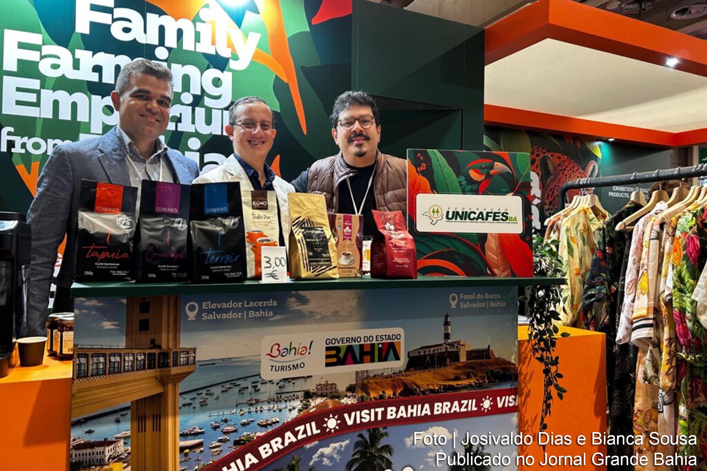 A agricultura familiar baiana participa do Salon du Chocolat 2024, em Paris, apresentando uma variedade de produtos que refletem a qualidade da produção local.