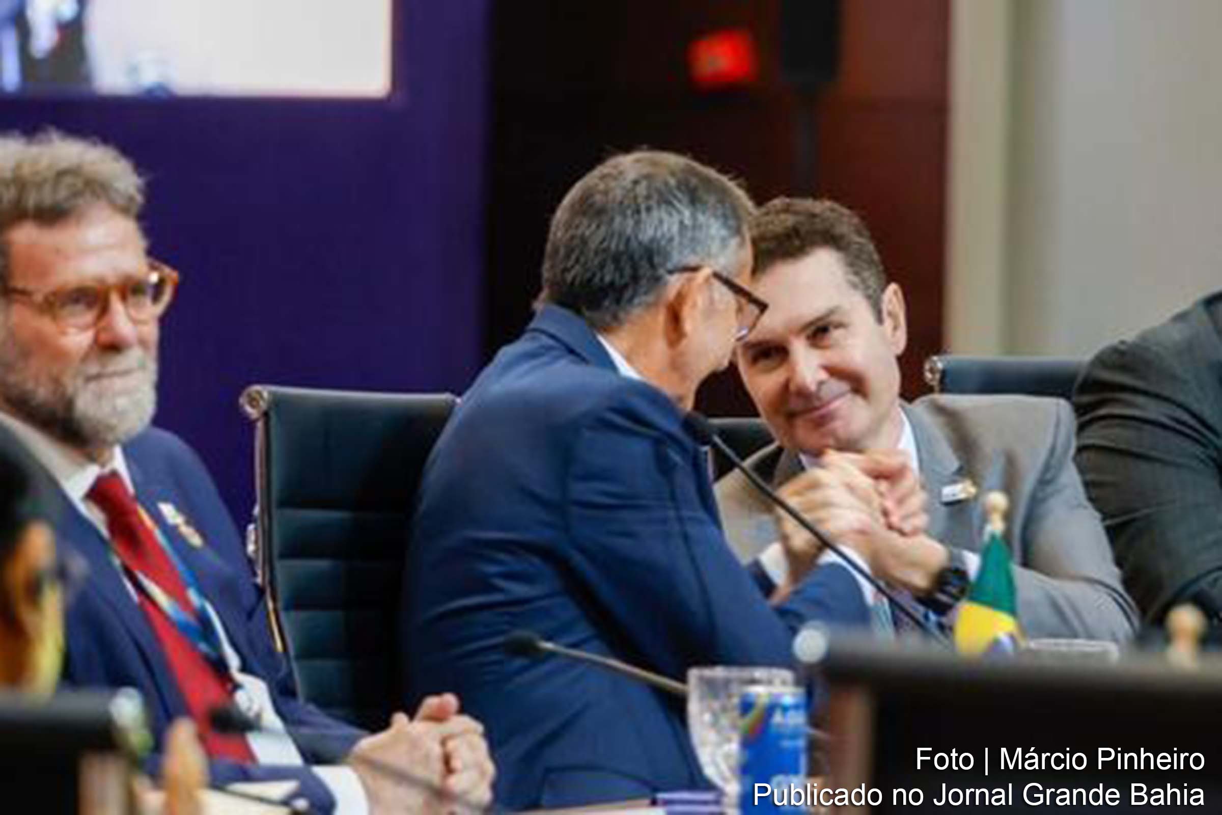 Ministros discutem a primeira declaração ministerial do GTRRD durante evento do G20 em Belém, Pará.