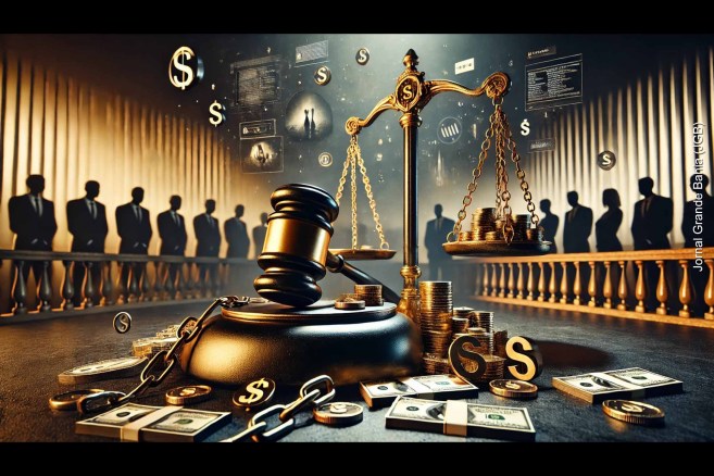 "Venditio Ludicii Judicialis in Curia Superiore": A teorização do Sistema Faroeste. Tese de Carlos Augusto, desenvolvida com base em investigações do Jornal Grande Bahia (JGB), detalha como o conceito de "Venda de Julgamento Judicial no Tribunal Superior" revela um esquema de corrupção sistêmica no Judiciário. A análise conecta o Caso Faroeste e o escândalo Venditio Sententiae, expondo práticas ilícitas em múltiplas instâncias judiciais e reforçando a necessidade urgente de reformas estruturais para restaurar a confiança nas instituições.
