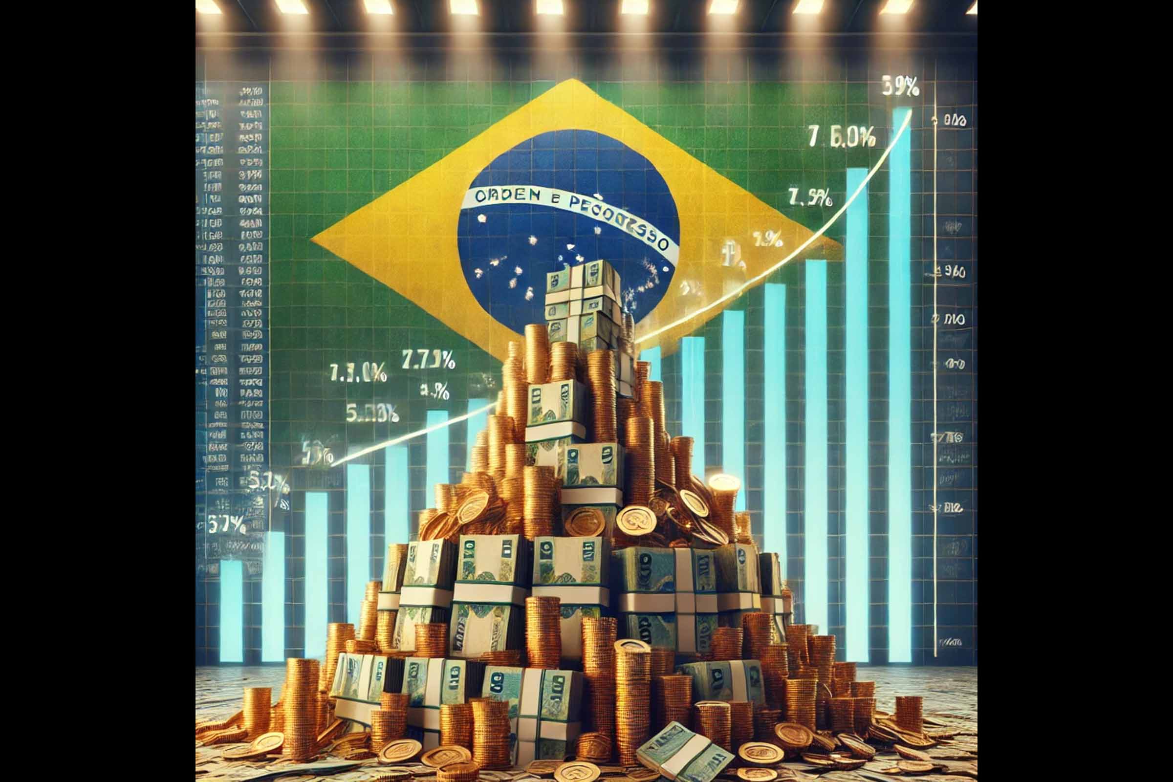 Dívida Pública Federal sobe 1,8% em outubro de 2024 e ultrapassa R$ 7 trilhões, impulsionada por juros altos e demanda por títulos atrelados à Selic 