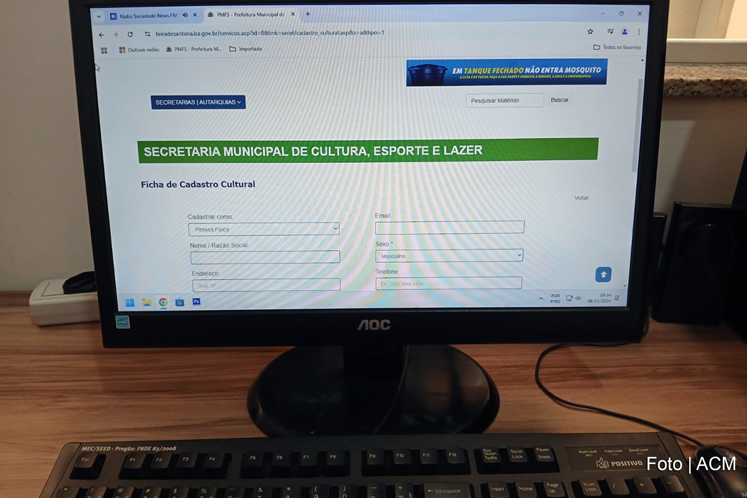 Prefeitura de Feira de Santana lança cadastro cultural para mapear artistas, espaços e entidades culturais do município.