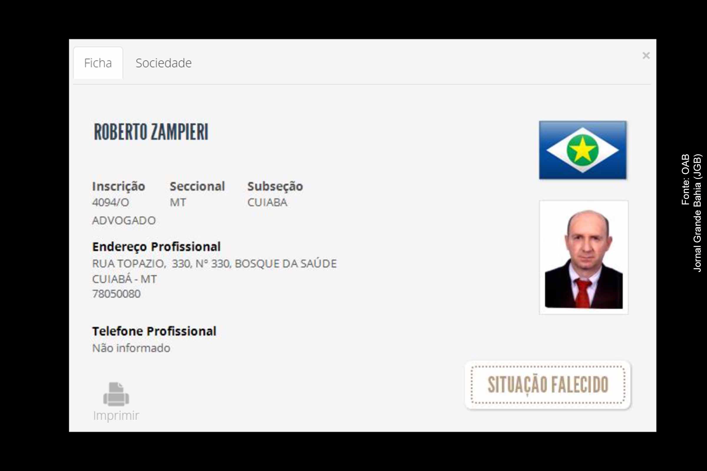 Espólio do advogado Roberto Zampieri inclui fazendas, imóveis de luxo, aviões e dívidas; Herdeiros buscam regularização; Investigação aponta possível associação com desembargador