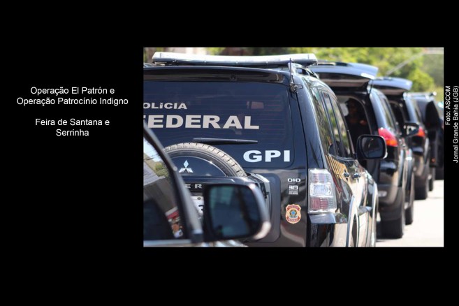 A Polícia Federal deflagrou a Operação Patrocínio Indigno para combater uma organização criminosa que obstruía a justiça em desdobramento da Operação El Patrón. Foram cumpridos mandados em Feira de Santana e Serrinha, visando investigar a destruição de provas digitais e outros possíveis envolvidos.