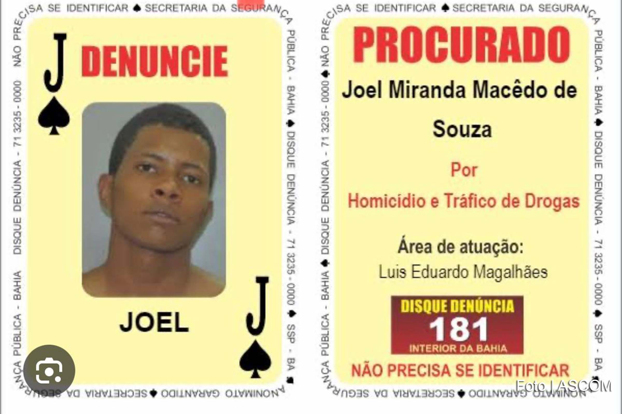 Ação conjunta entre as forças de segurança culmina na prisão de suspeito procurado por crimes como homicídio, tráfico de drogas e porte ilegal de armas.