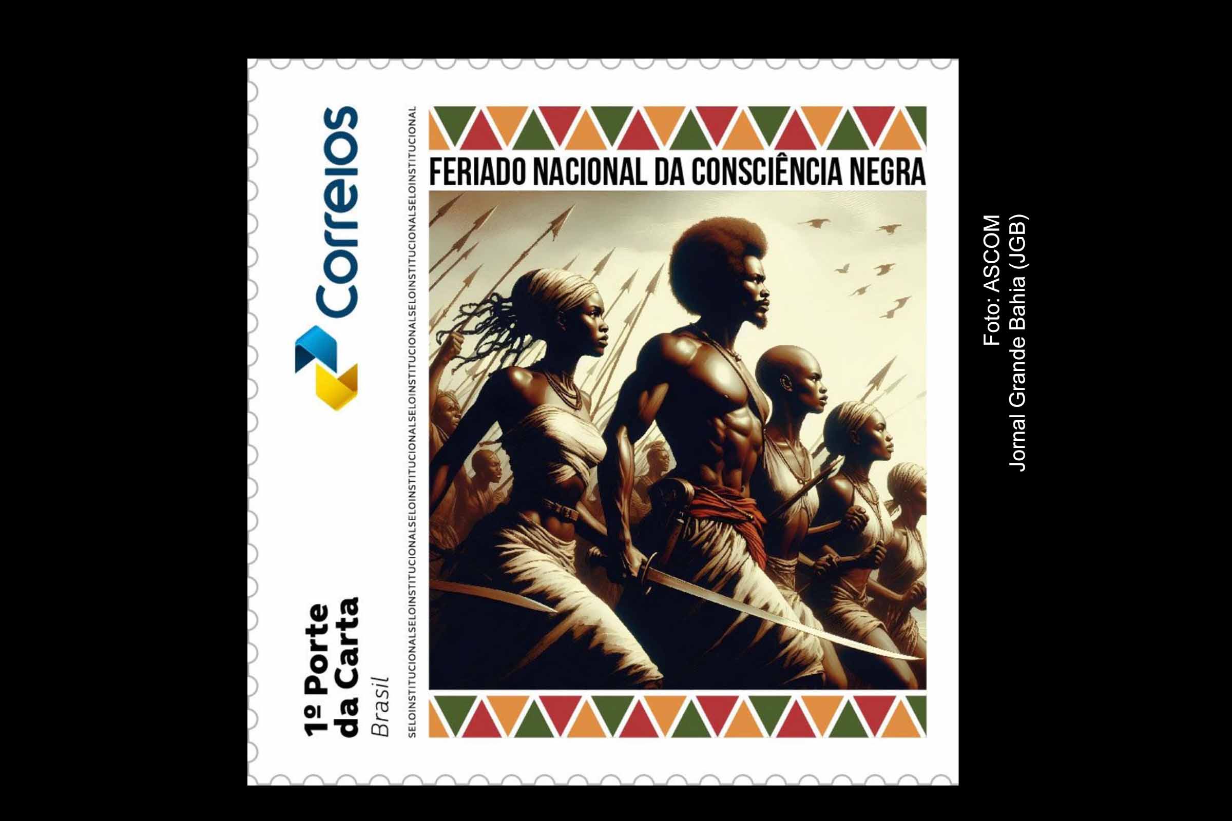 Correios e Fundação Palmares lançam selo em celebração ao Dia Nacional da Consciência Negra