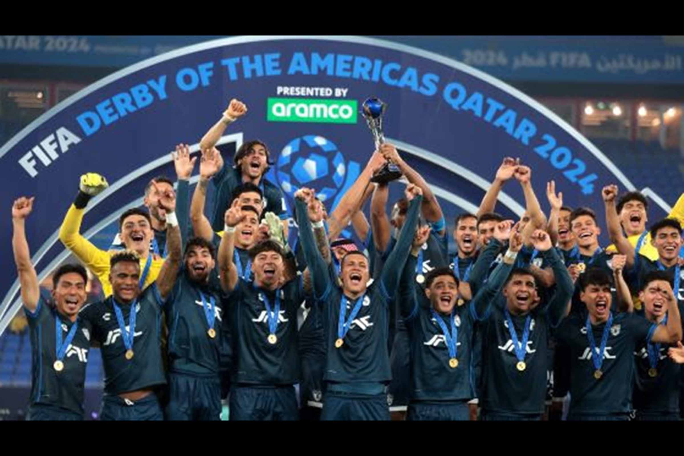 F Pachuca vence o Botafogo no Estádio 974, em Doha, no Catar, durante a Copa Intercontinental da FIFA Catar 2024.