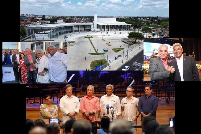 O governador Jerônimo Rodrigues inaugurou o Centro de Convenções e Teatro de Feira de Santana, um marco na infraestrutura cultural e econômica da região. Deputado federal José Cerqueira Neto (Zé Neto) destaca importância do empreendimento cultural para a economia criativa.