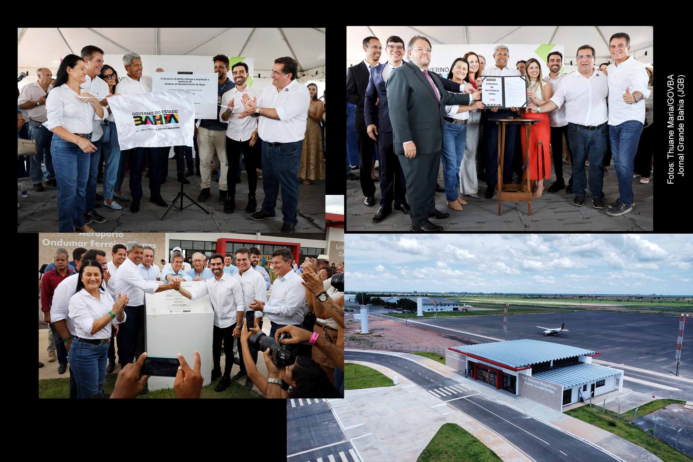 O Governo do Estado da Bahia inaugurou, em Luís Eduardo Magalhães, o Aeroporto Ondumar Ferreira Borges, além de investir em infraestrutura e saúde, com um total de R$ 85 milhões. As ações incluem a modernização do aeroporto, reformas no Hospital Municipal Miriam Borges e melhorias no abastecimento de água e saneamento. A cidade também teve a sua comarca elevada para entrância final, com mais recursos para a Justiça local. O conjunto de obras visa acelerar o crescimento e a qualidade de vida no município.