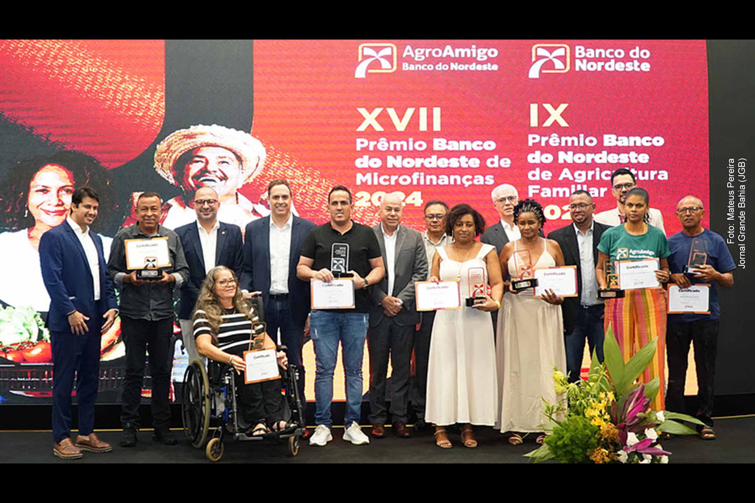 Cerimônia do XVII Prêmio Banco do Nordeste de Microfinanças e IX Prêmio Banco do Nordeste da Agricultura Familiar reconhece iniciativas de destaque em empreendedorismo e sustentabilidade no estado.