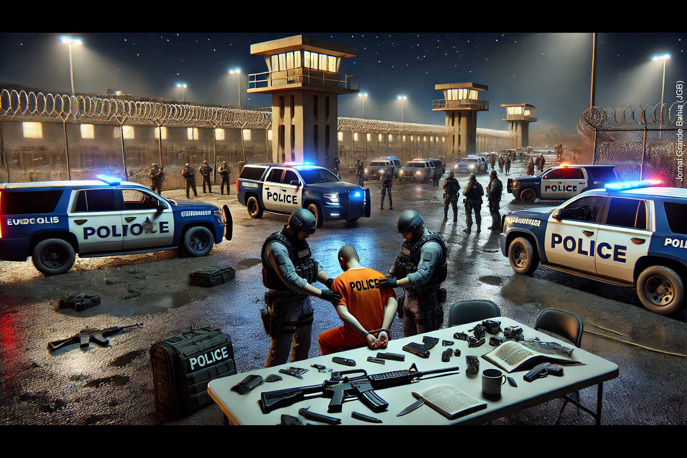 Polícia Civil prende suspeito de envolvimento em fuga de presos no Conjunto Penal de Eunápolis