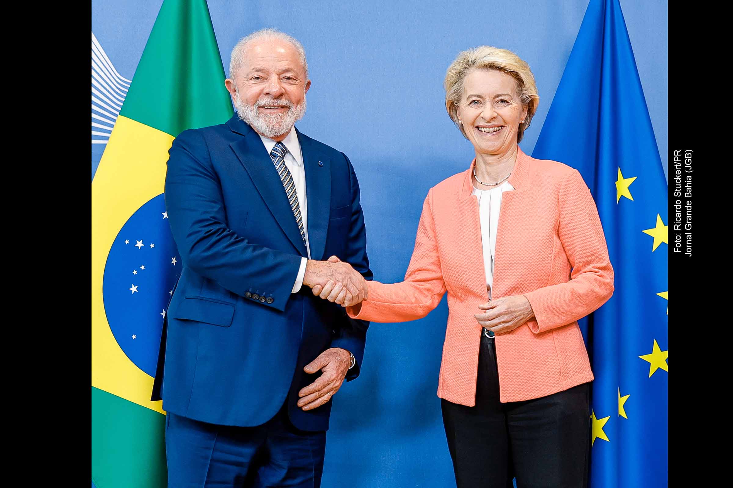 Presidente Lula e Ursula von der Leyen, presidenta da Comissão Europeia.
