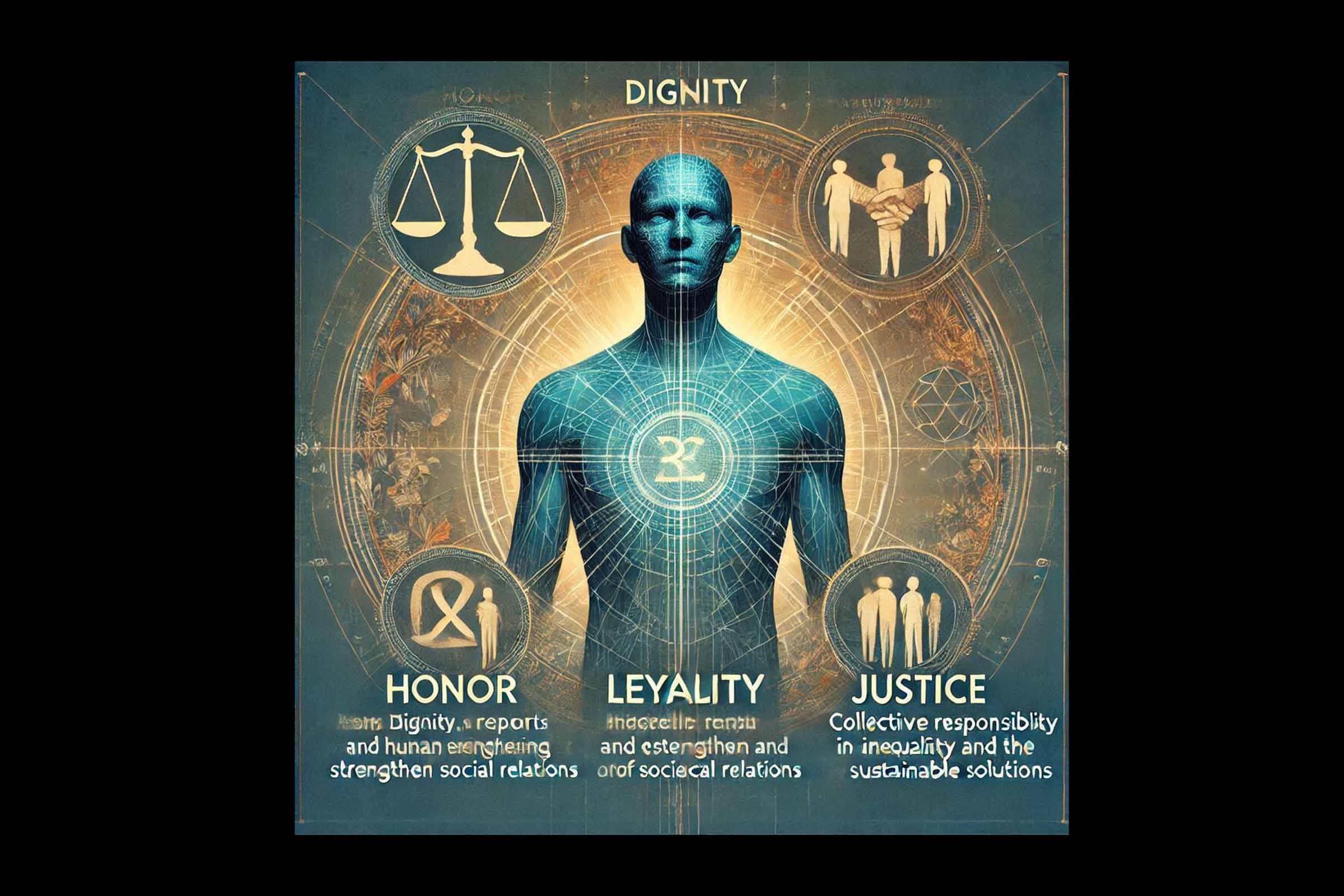 Os pilares fundamentais da convivência humana são construídos sobre honra, dignidade, lealdade, reciprocidade e justiça, valores que fortalecem relações e promovem a harmonia social.