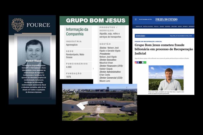 Empresas Bom Jesus Agropecuária e Fource Consultoria são citadas em reportagem do Estadão Conteúdo sobre apurações da Operação Sisamnes, que investiga manipulação judicial e comércio ilícito de decisões no STJ e tribunais estaduais.