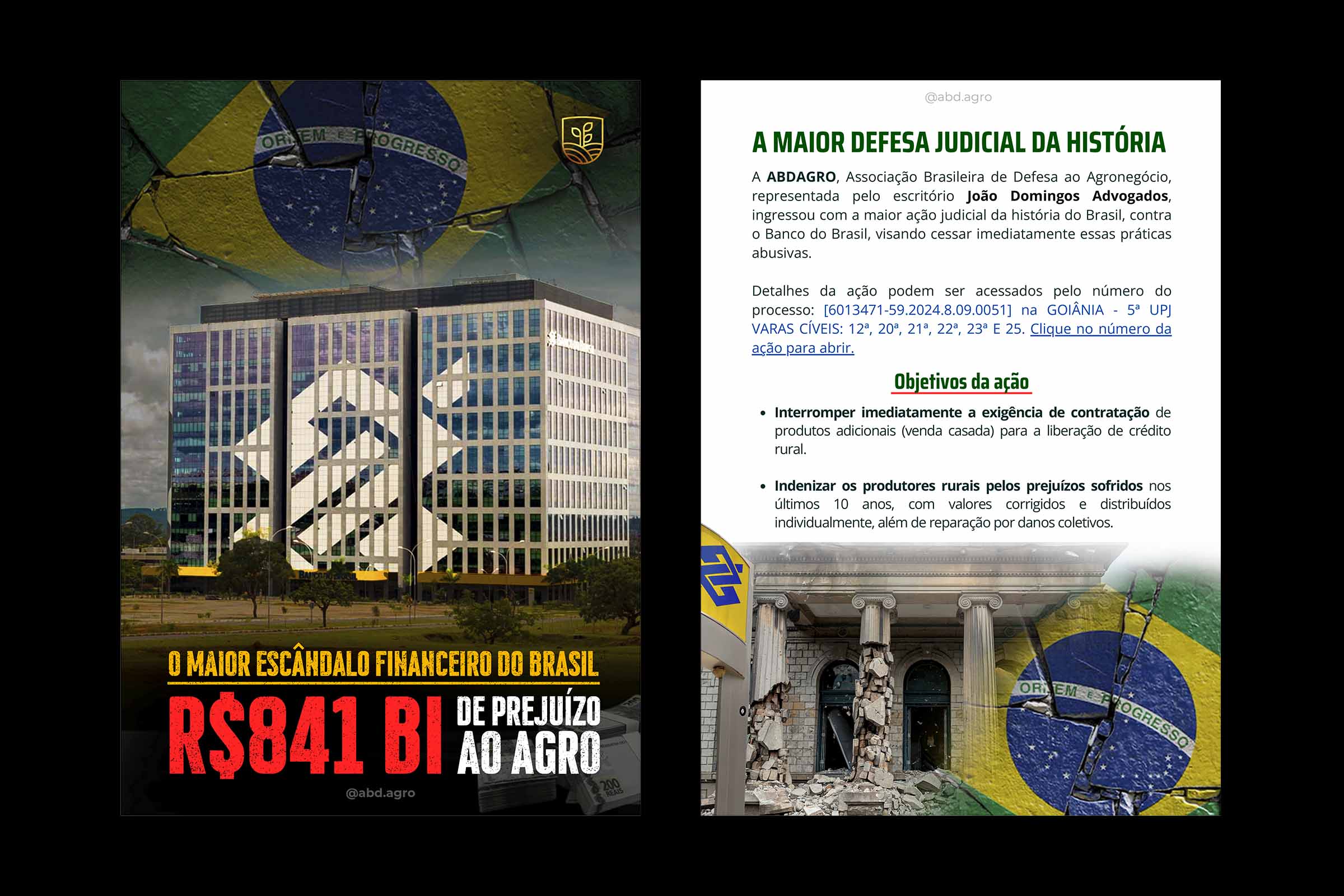 Produtores rurais enfrentam décadas de prejuízos devido à prática de venda casada, exposta na maior ação judicial da história, que busca reaver R$ 841 bilhões desviados e reformular o crédito rural no Brasil.