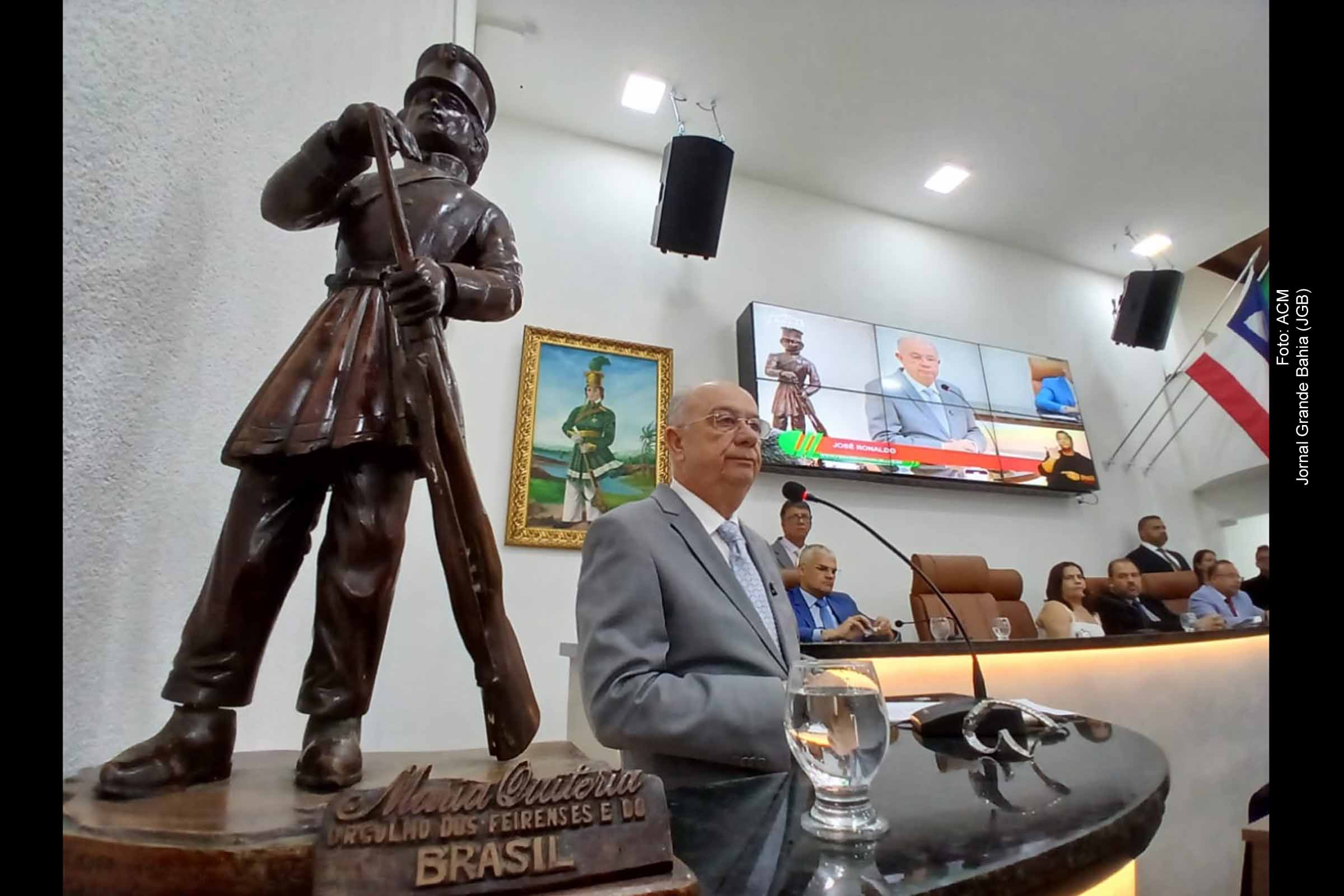 José Ronaldo toma posse pela quinta vez como prefeito de Feira de Santana e destaca projetos prioritários para o mandato