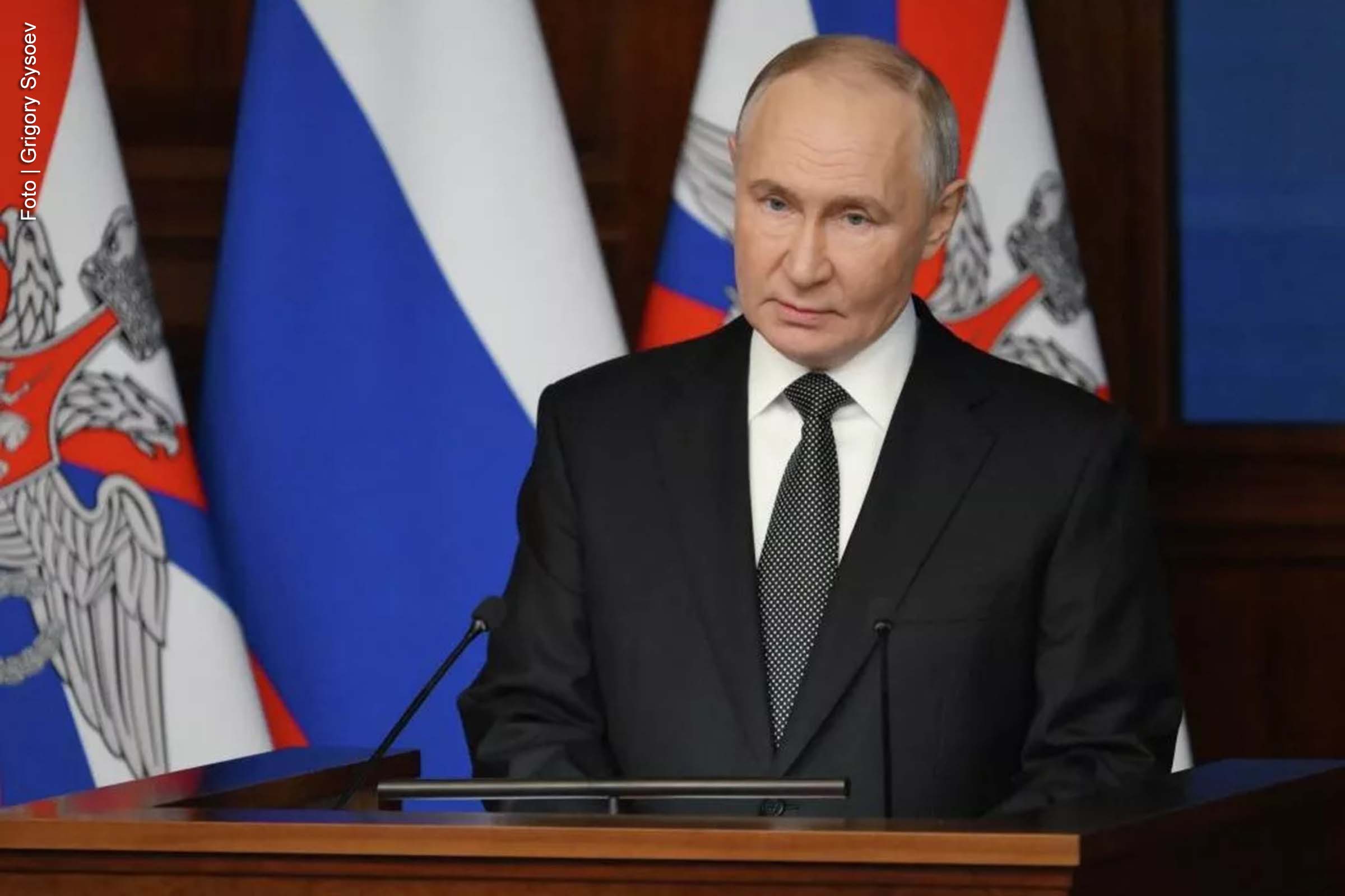 Presidente Vladimir Putin afirma que Rússia está disposta a negociar, mas questiona legitimidade do presidente da Ucrânia