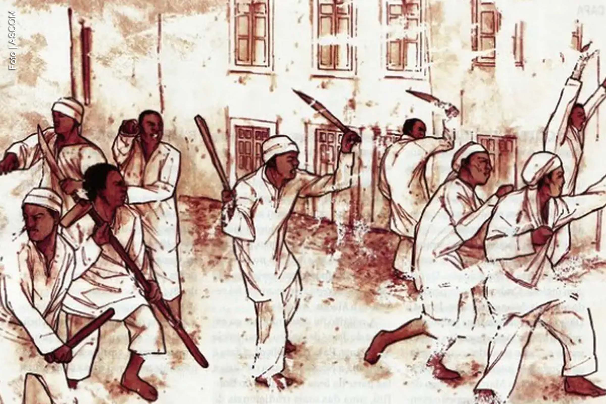 Em 24 de janeiro de 1835, escravizados de origem africana ocuparam as ruas de Salvador e enfrentaram forças militares coloniais, na Revolta dos Malês, considerada a maior insurreição urbana de escravizados do Brasil. O movimento, de caráter organizado, visava libertar os escravizados e desafiar o sistema colonial. O episódio permanece central em estudos, manifestações culturais e na memória histórica da Bahia.