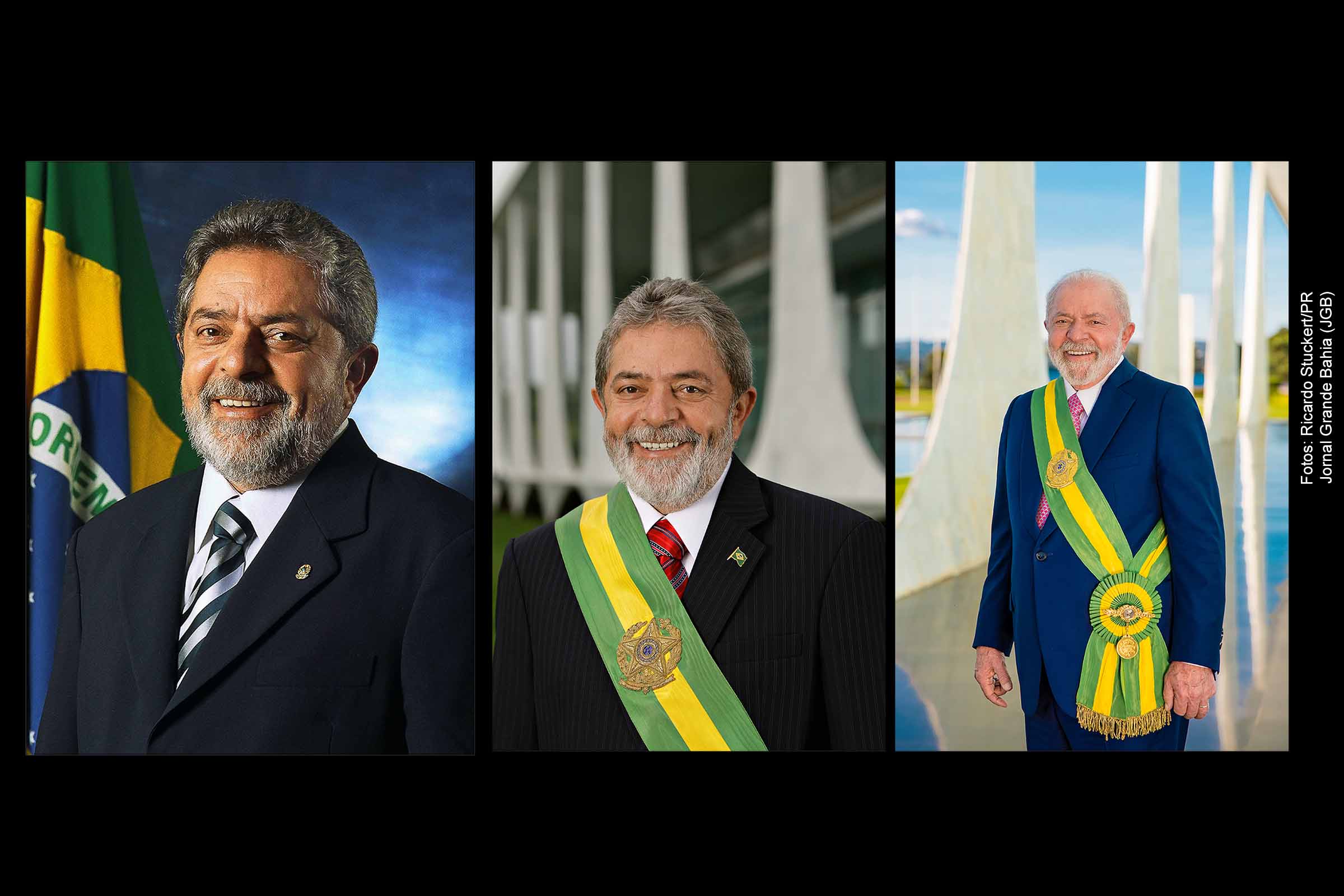 Lula, líder sindical e fundador do PT, ocupa a presidência pela terceira vez em 2023. Sua história reflete lutas sociais e políticas no Brasil.