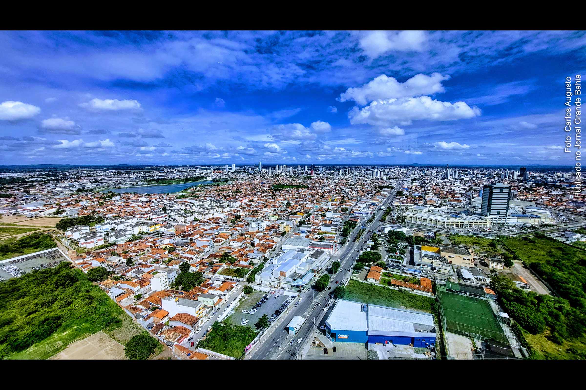 Vista aérea de Feira de Santana.